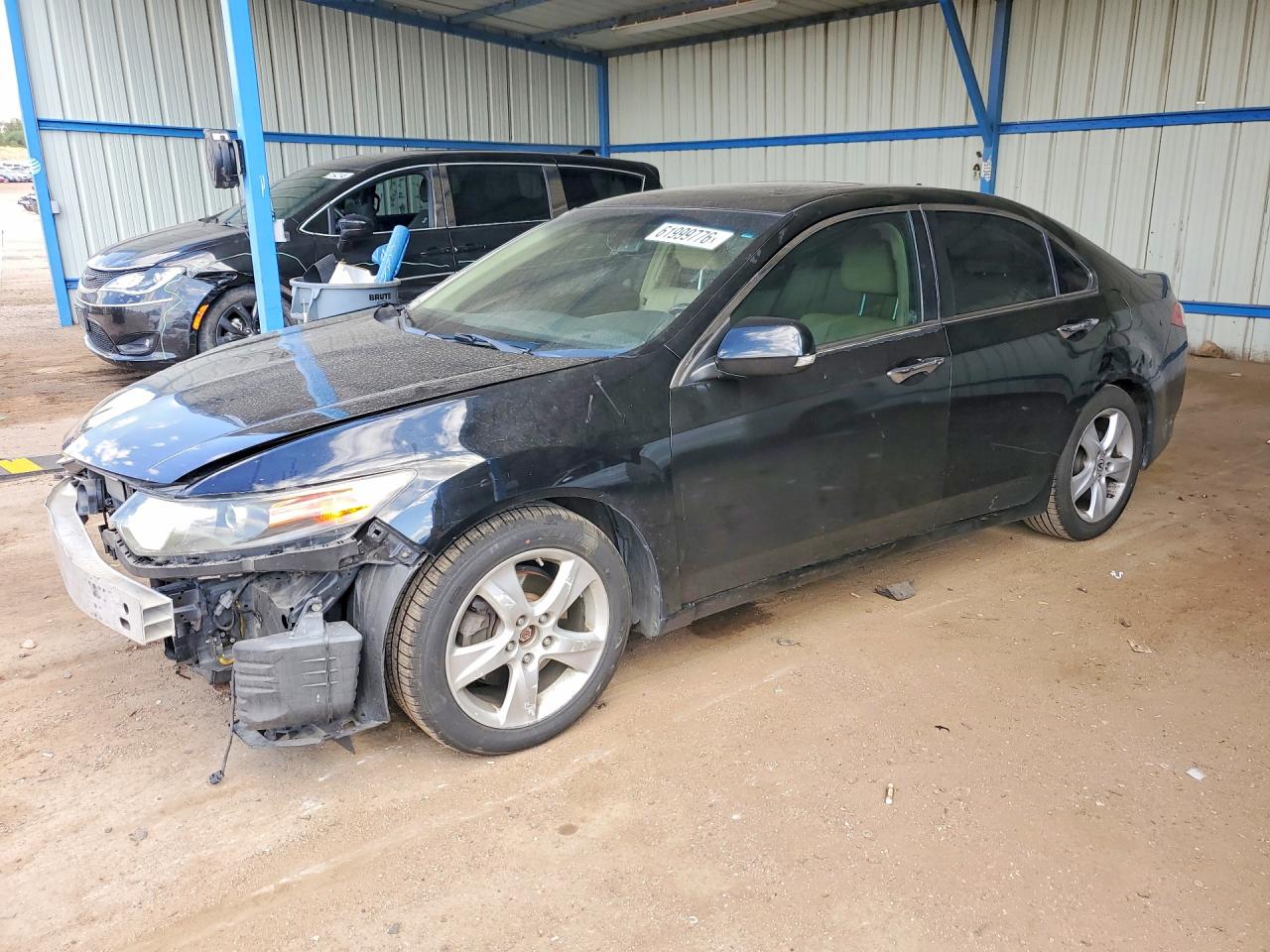 2010 Acura Tsx Black vin: JH4CU2F64AC029881