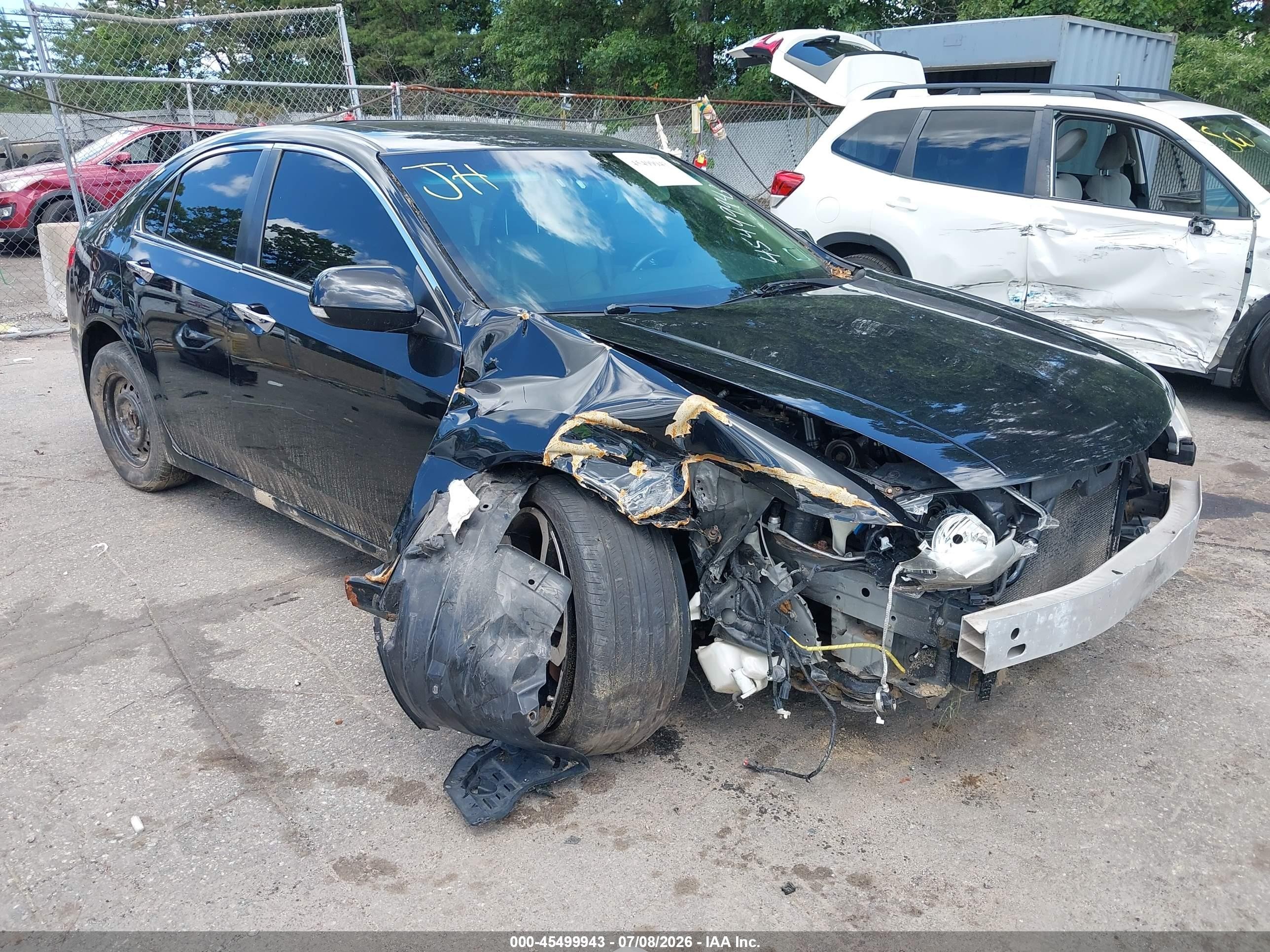 2010 Acura Tsx 2.4 Black vin: JH4CU2F64AC037480