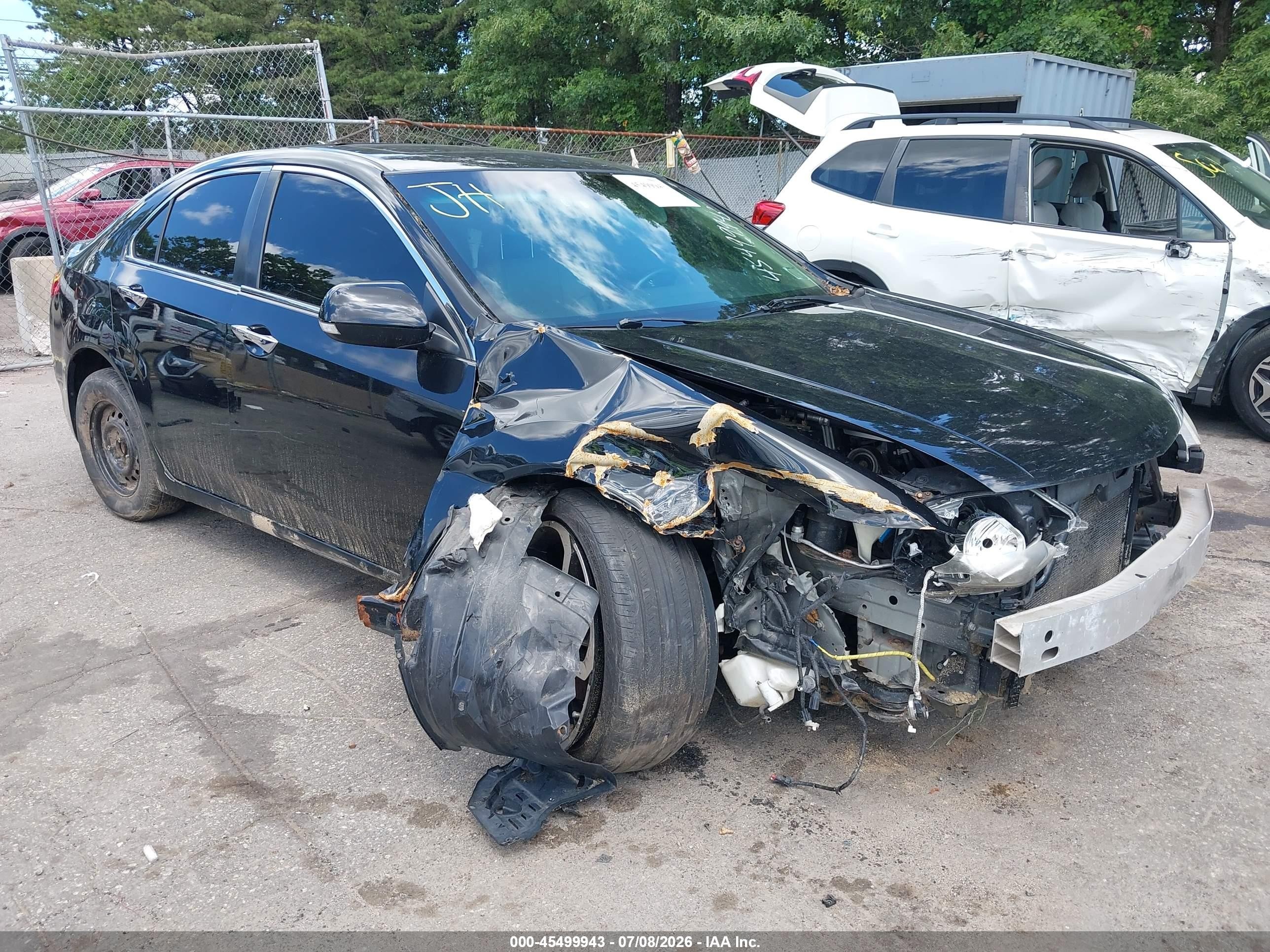 2010 Acura Tsx 2.4 Black vin: JH4CU2F64AC037480