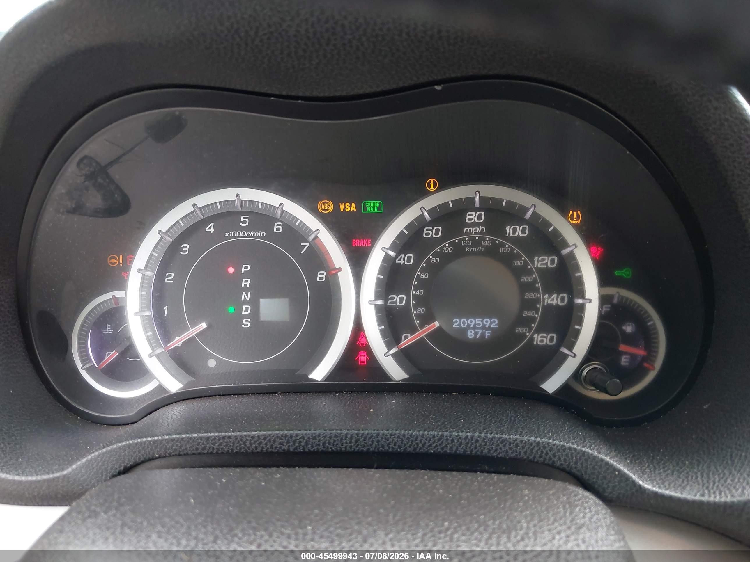 2010 Acura Tsx 2.4 Black vin: JH4CU2F64AC037480