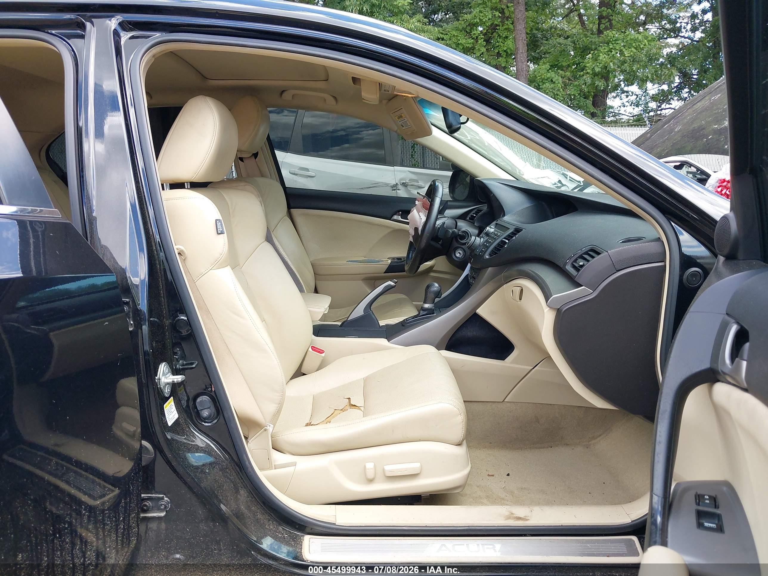 2010 Acura Tsx 2.4 Black vin: JH4CU2F64AC037480