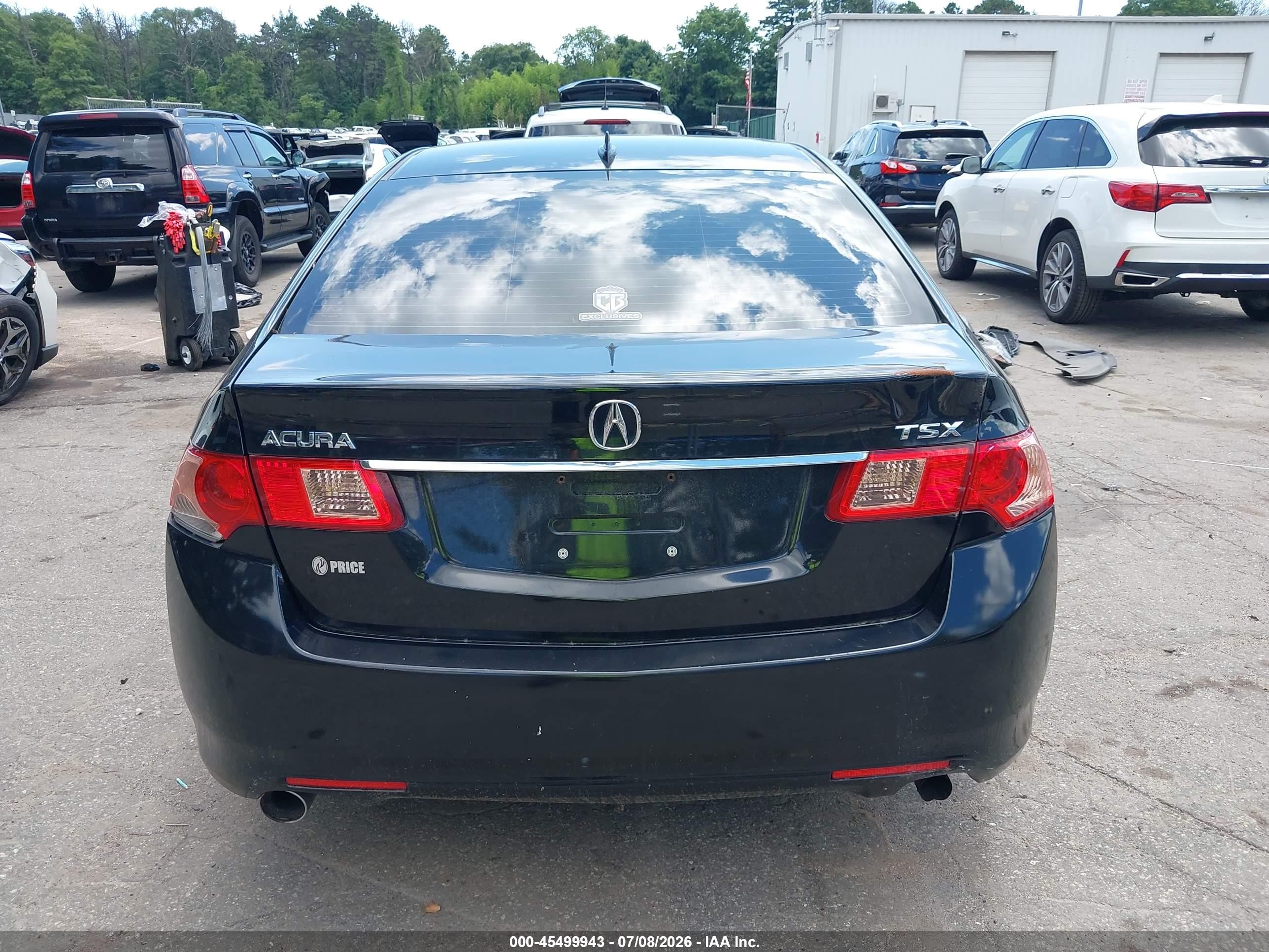 2010 Acura Tsx 2.4 Black vin: JH4CU2F64AC037480