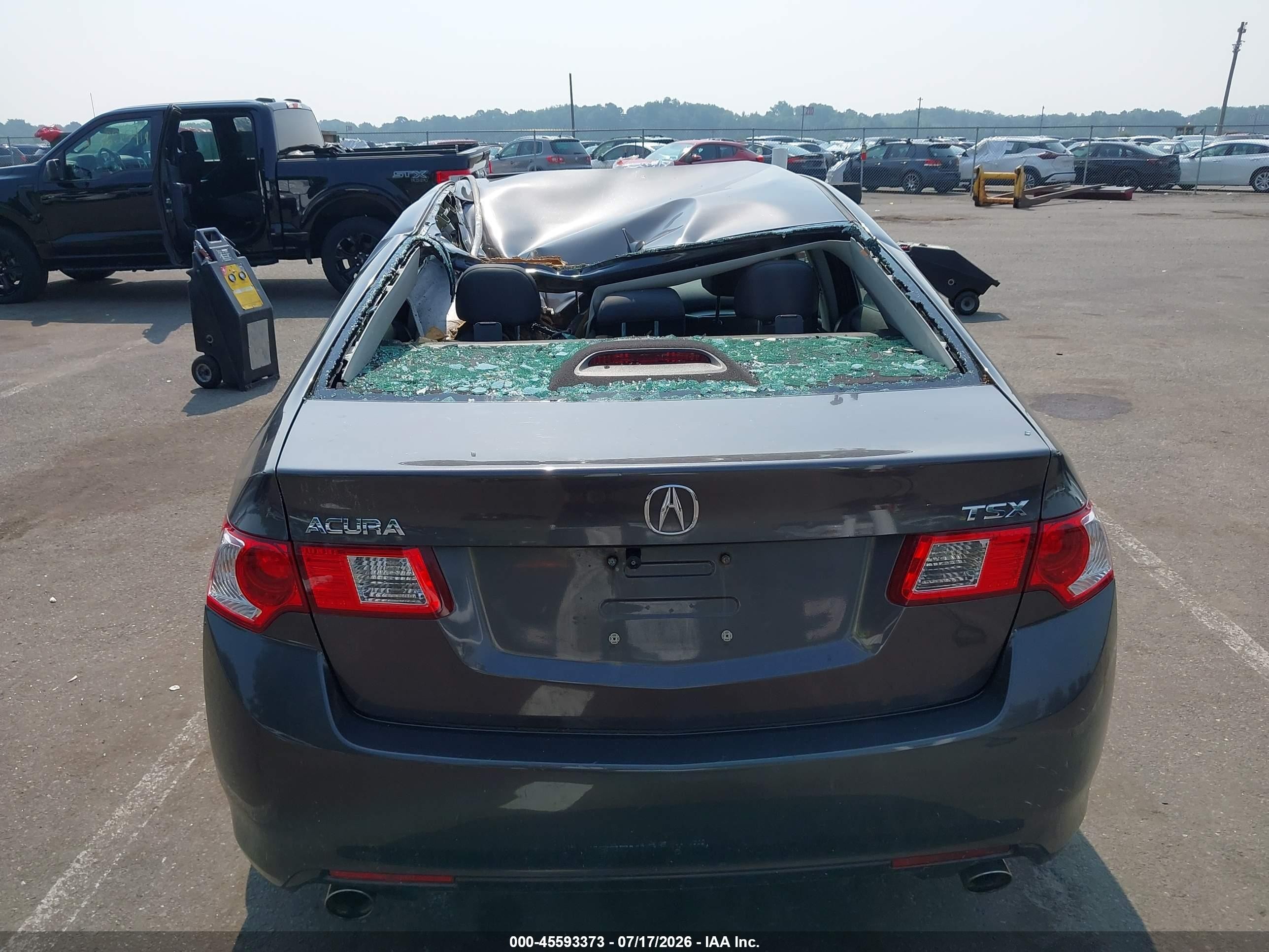2010 Acura Tsx 2.4 Gray vin: JH4CU2F64AC038435