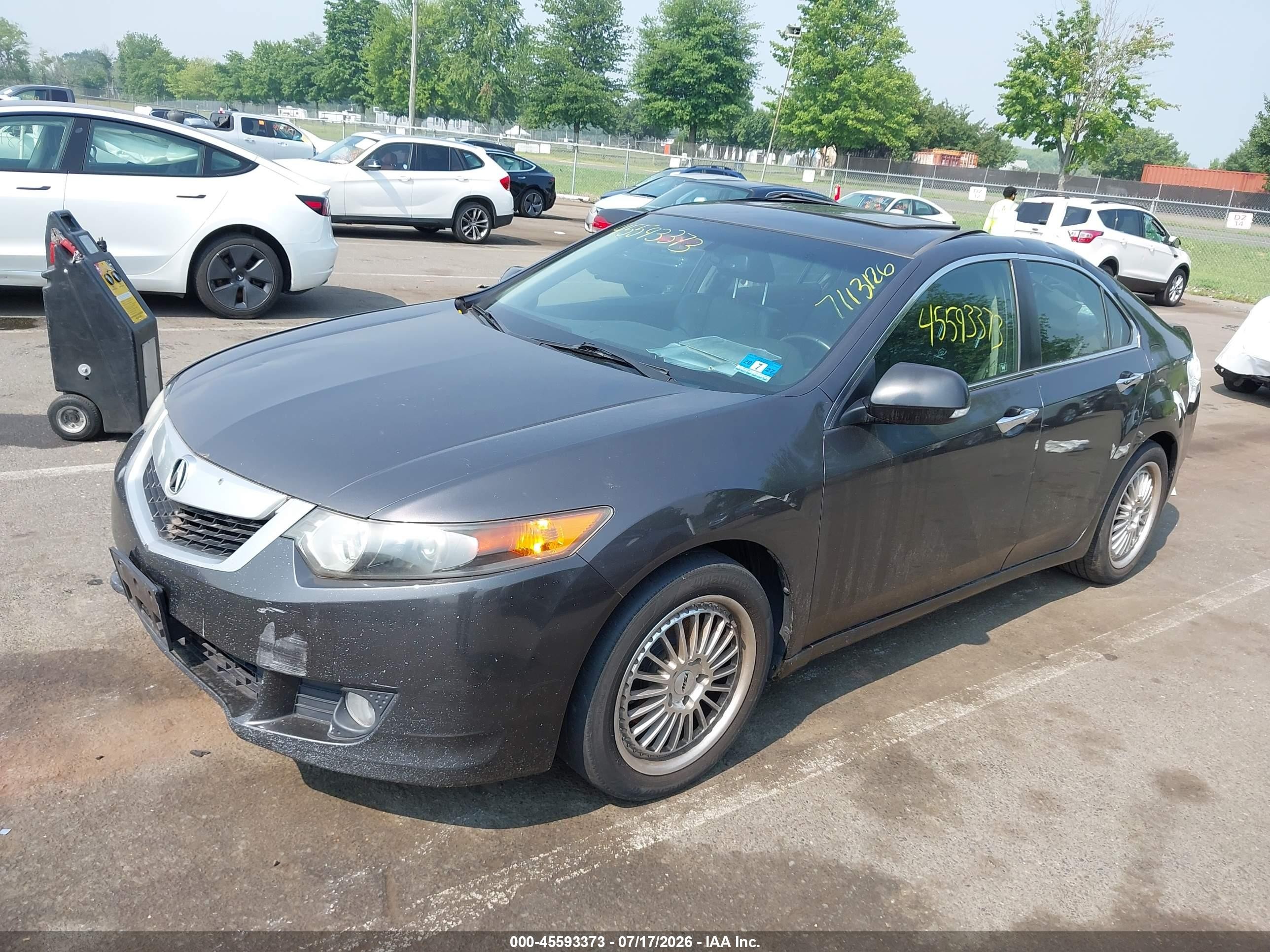 2010 Acura Tsx 2.4 Gray vin: JH4CU2F64AC038435