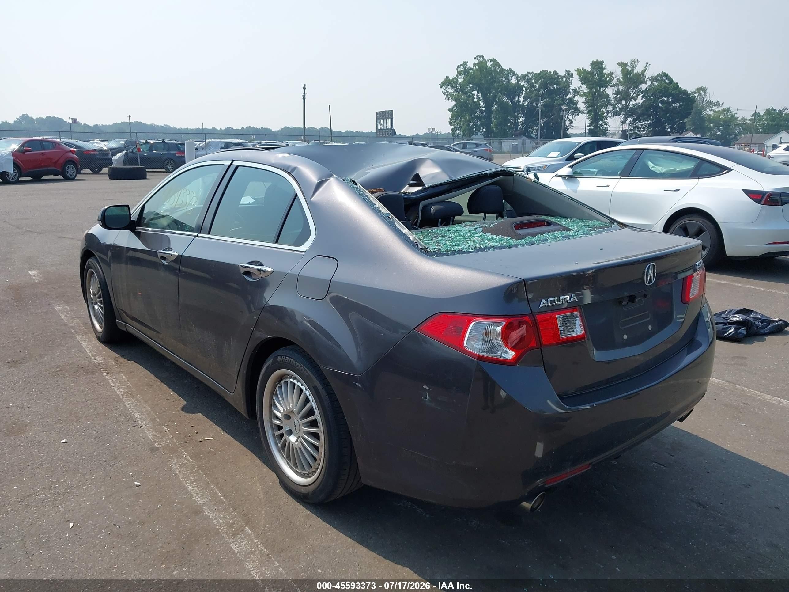 2010 Acura Tsx 2.4 Gray vin: JH4CU2F64AC038435