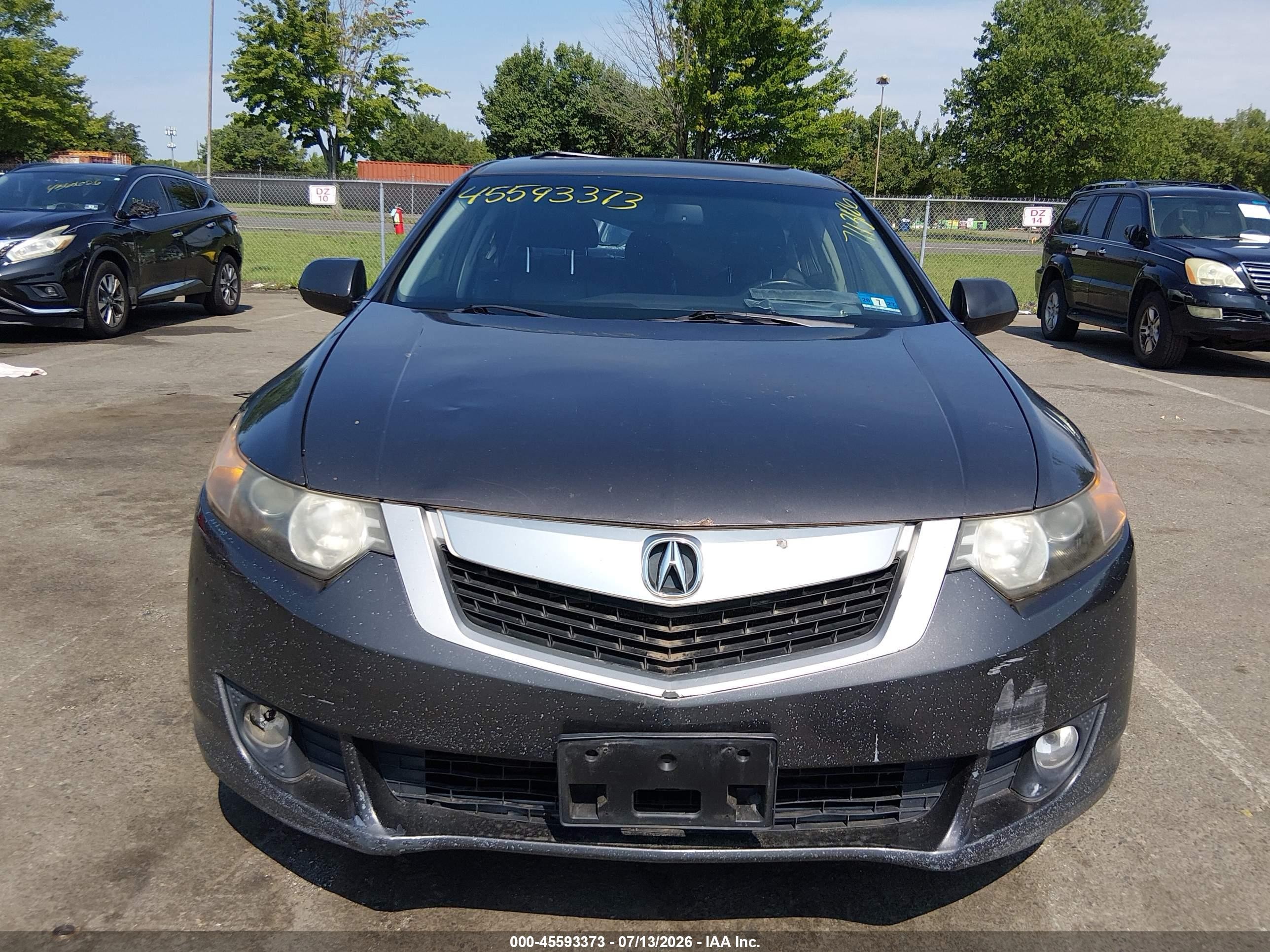 2010 Acura Tsx 2.4 Gray vin: JH4CU2F64AC038435