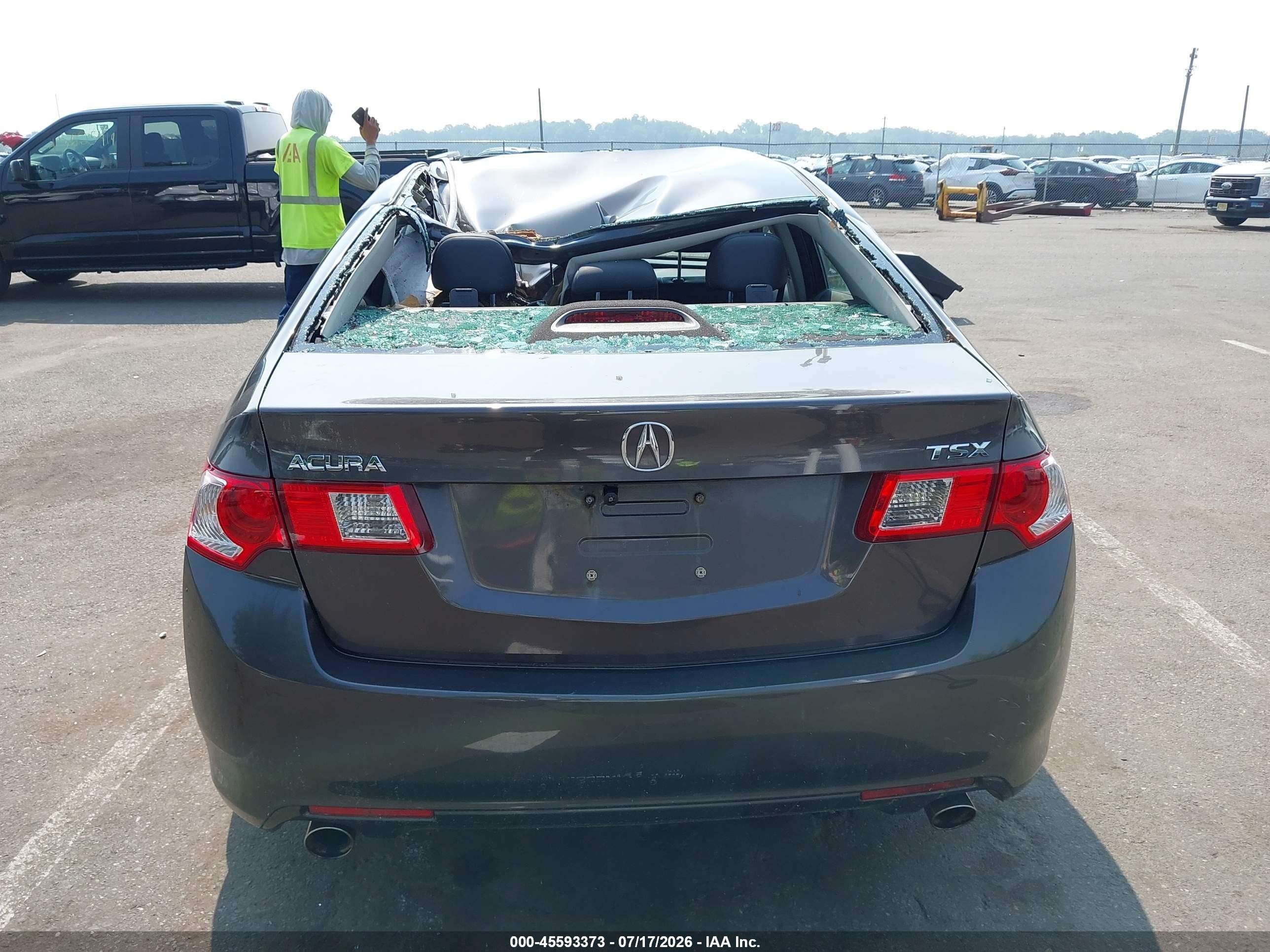 2010 Acura Tsx 2.4 Gray vin: JH4CU2F64AC038435