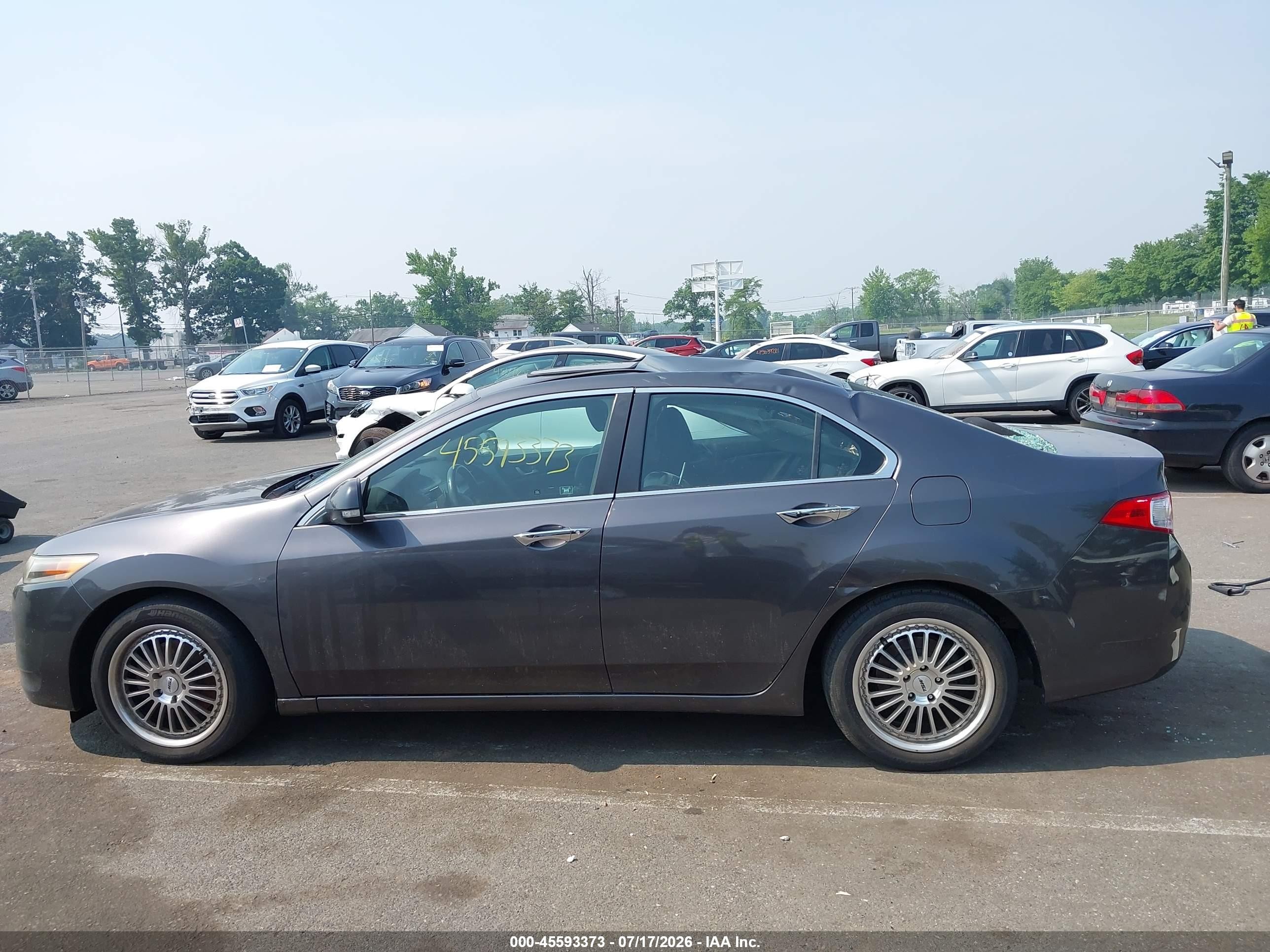 2010 Acura Tsx 2.4 Gray vin: JH4CU2F64AC038435