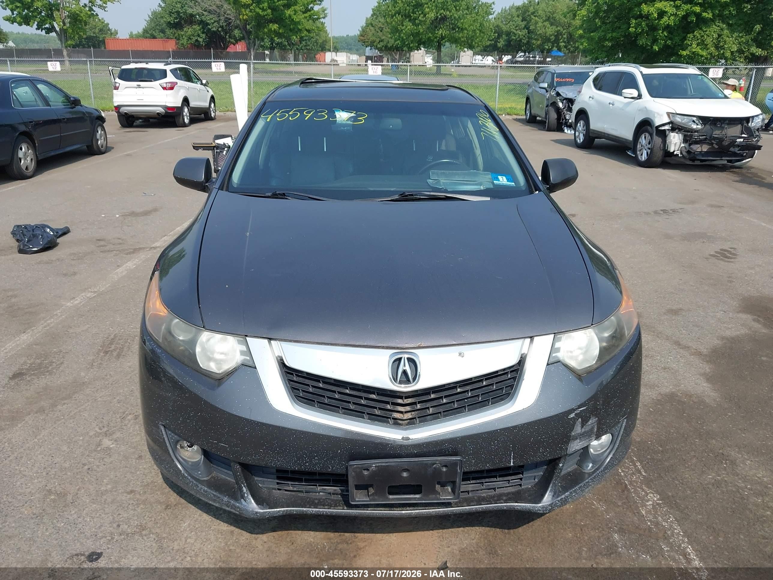 2010 Acura Tsx 2.4 Gray vin: JH4CU2F64AC038435