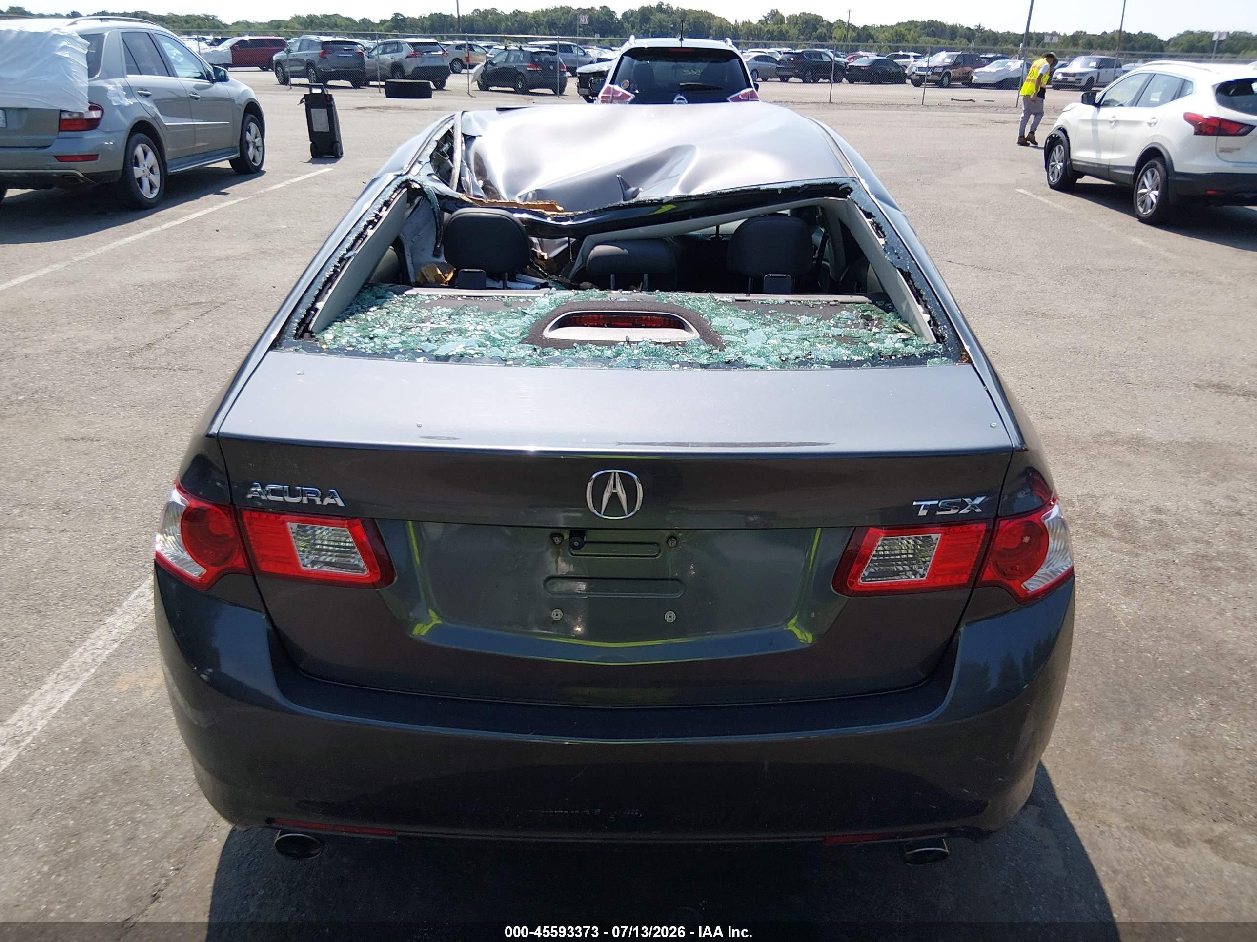 2010 Acura Tsx 2.4 Gray vin: JH4CU2F64AC038435