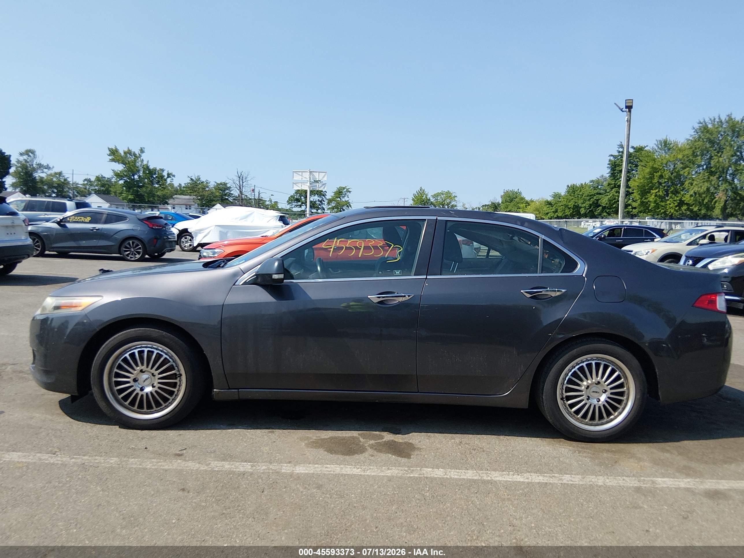 2010 Acura Tsx 2.4 Gray vin: JH4CU2F64AC038435
