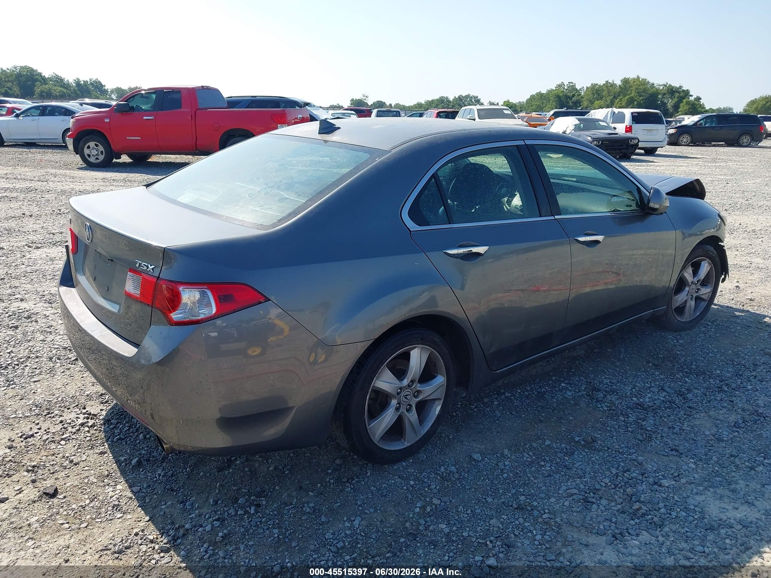 2010 Acura Tsx 2.4 Серый vin: JH4CU2F64AC042274
