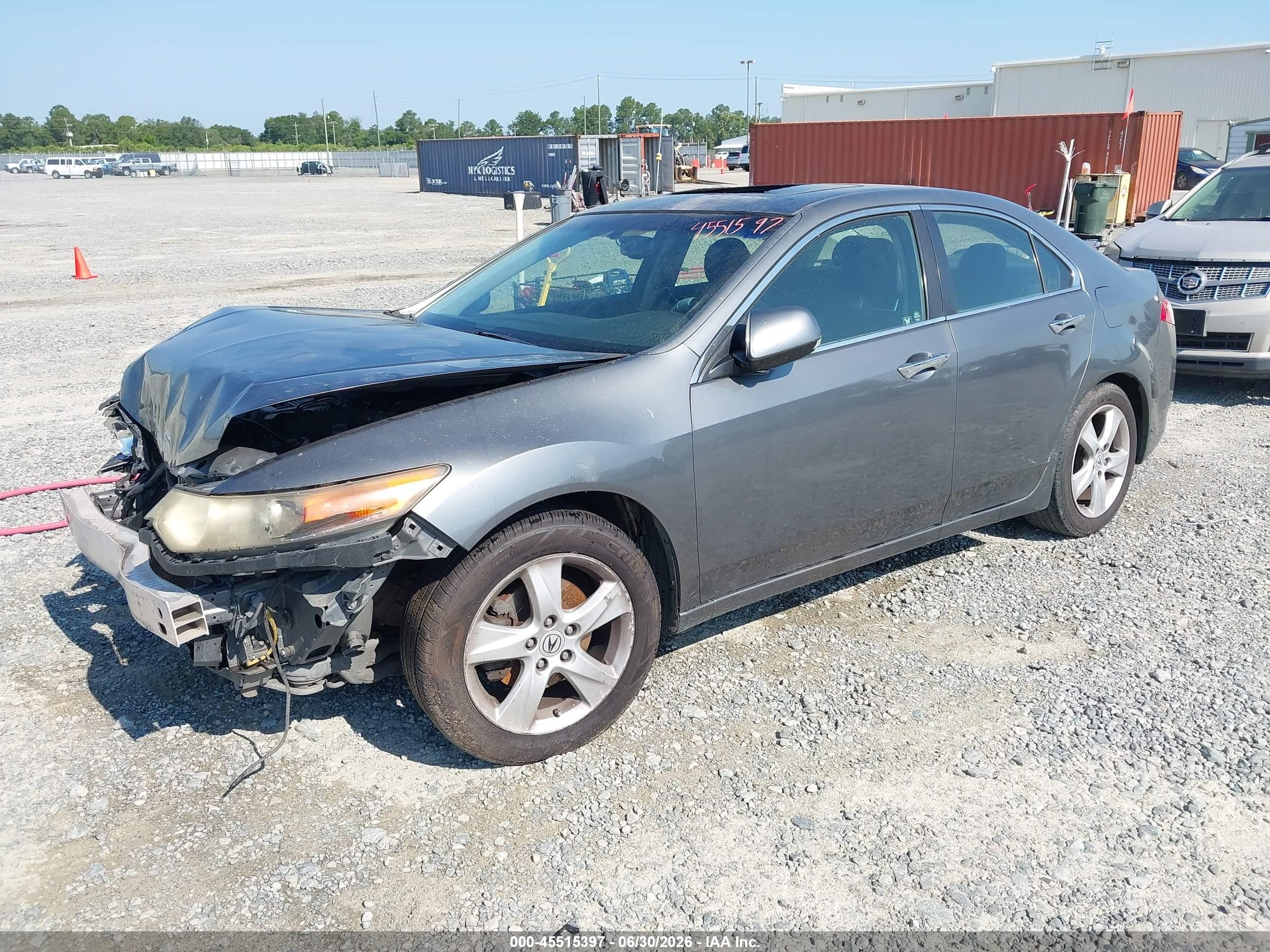 2010 Acura Tsx 2.4 Серый vin: JH4CU2F64AC042274
