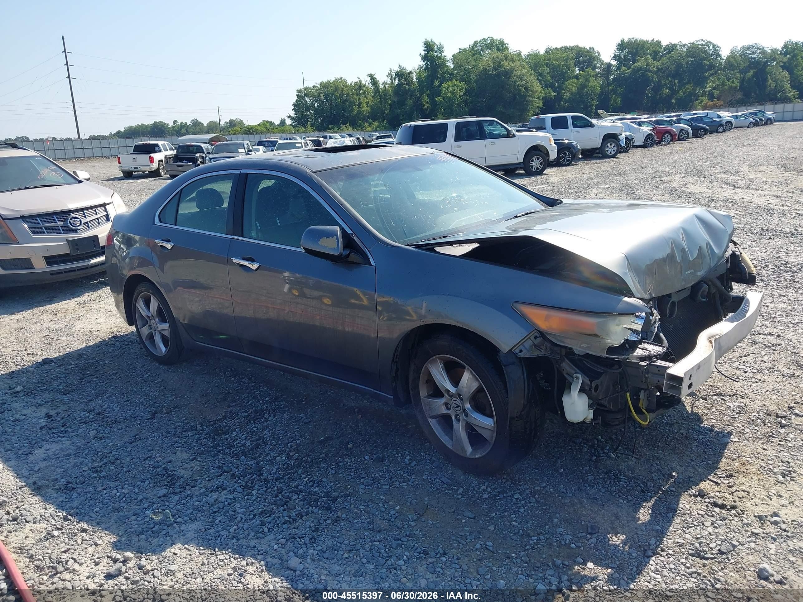 2010 Acura Tsx 2.4 Gray vin: JH4CU2F64AC042274