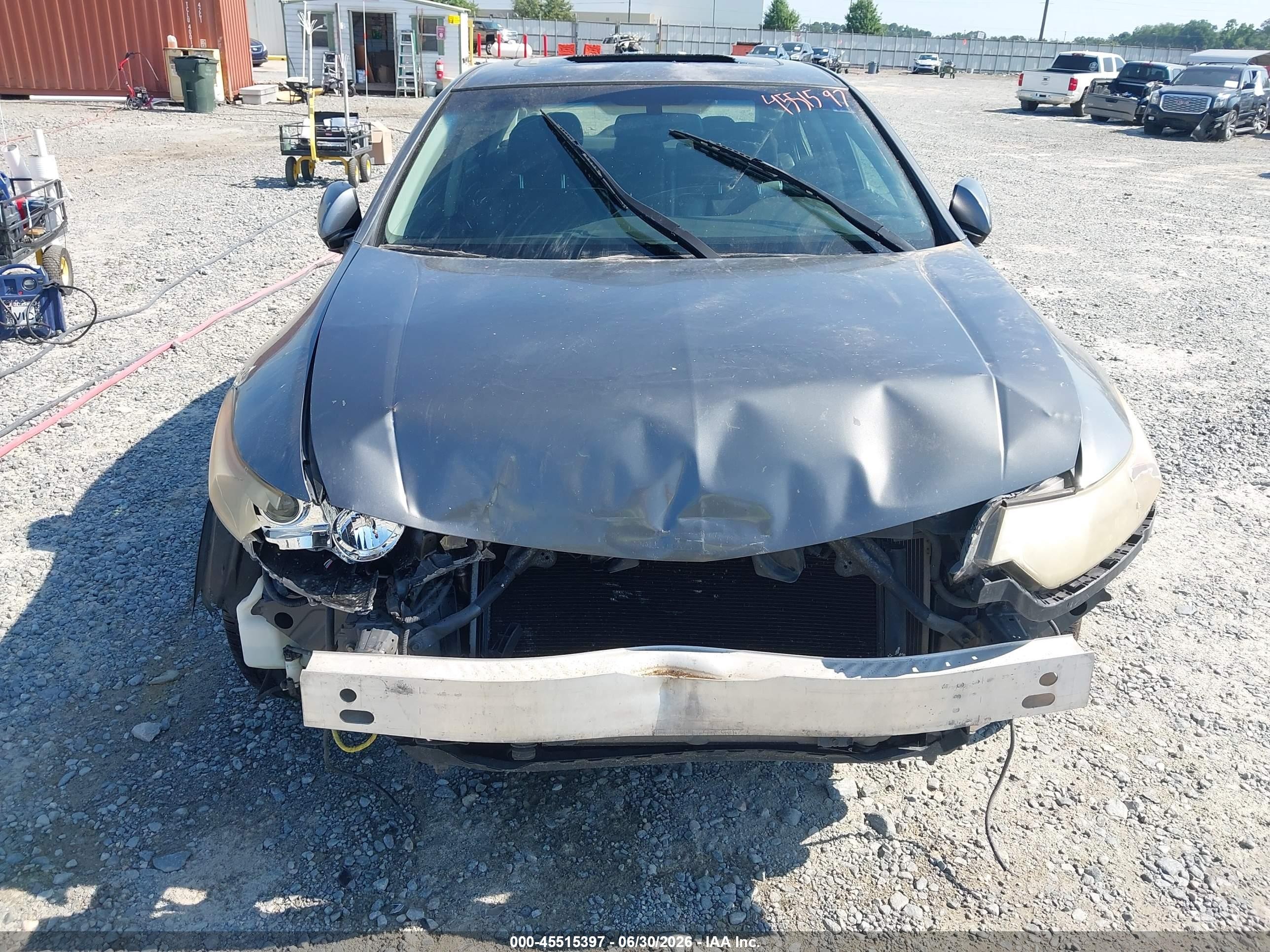 2010 Acura Tsx 2.4 Серый vin: JH4CU2F64AC042274