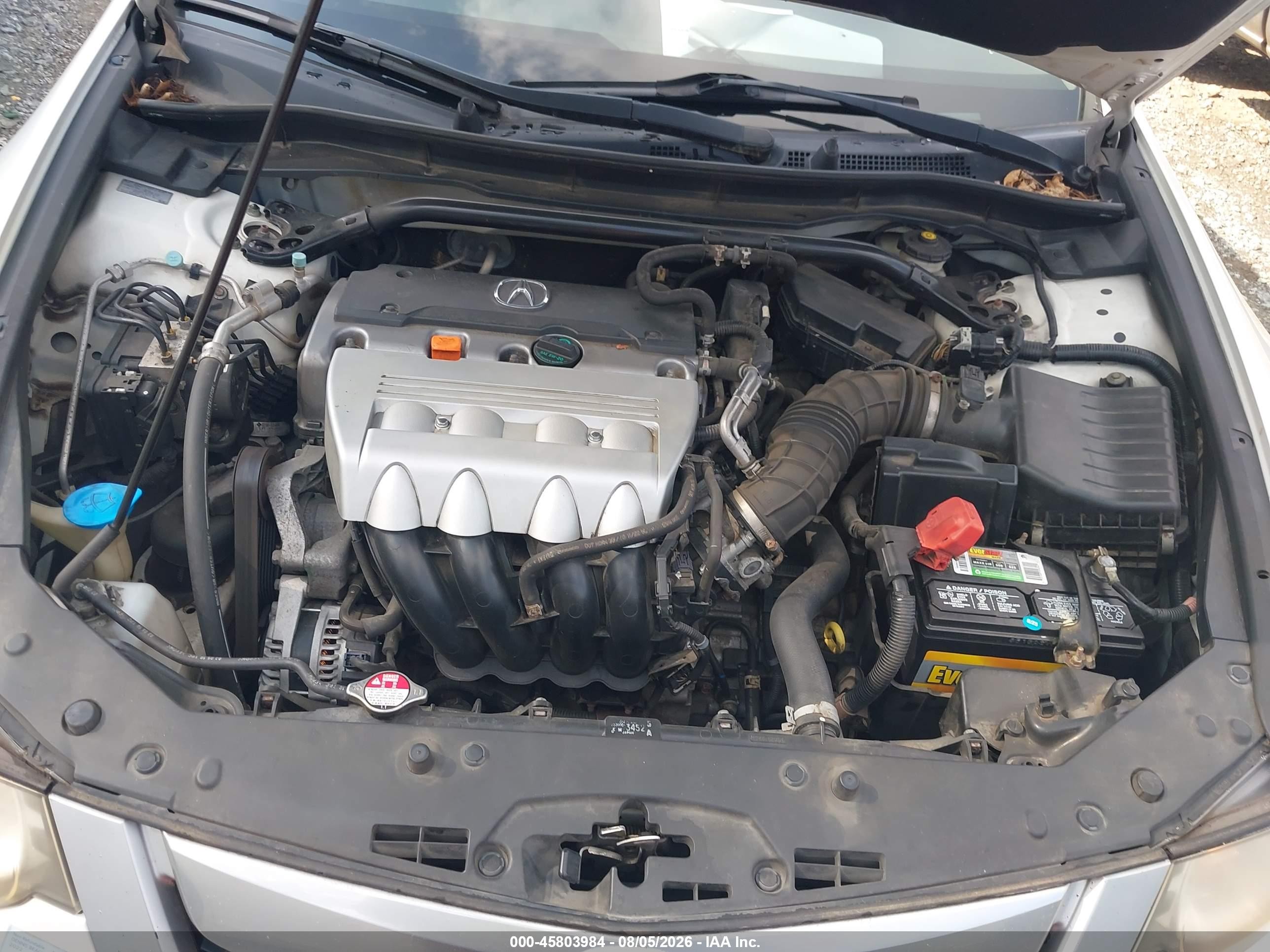 2010 Acura Tsx 2.4 White vin: JH4CU2F64AC042629