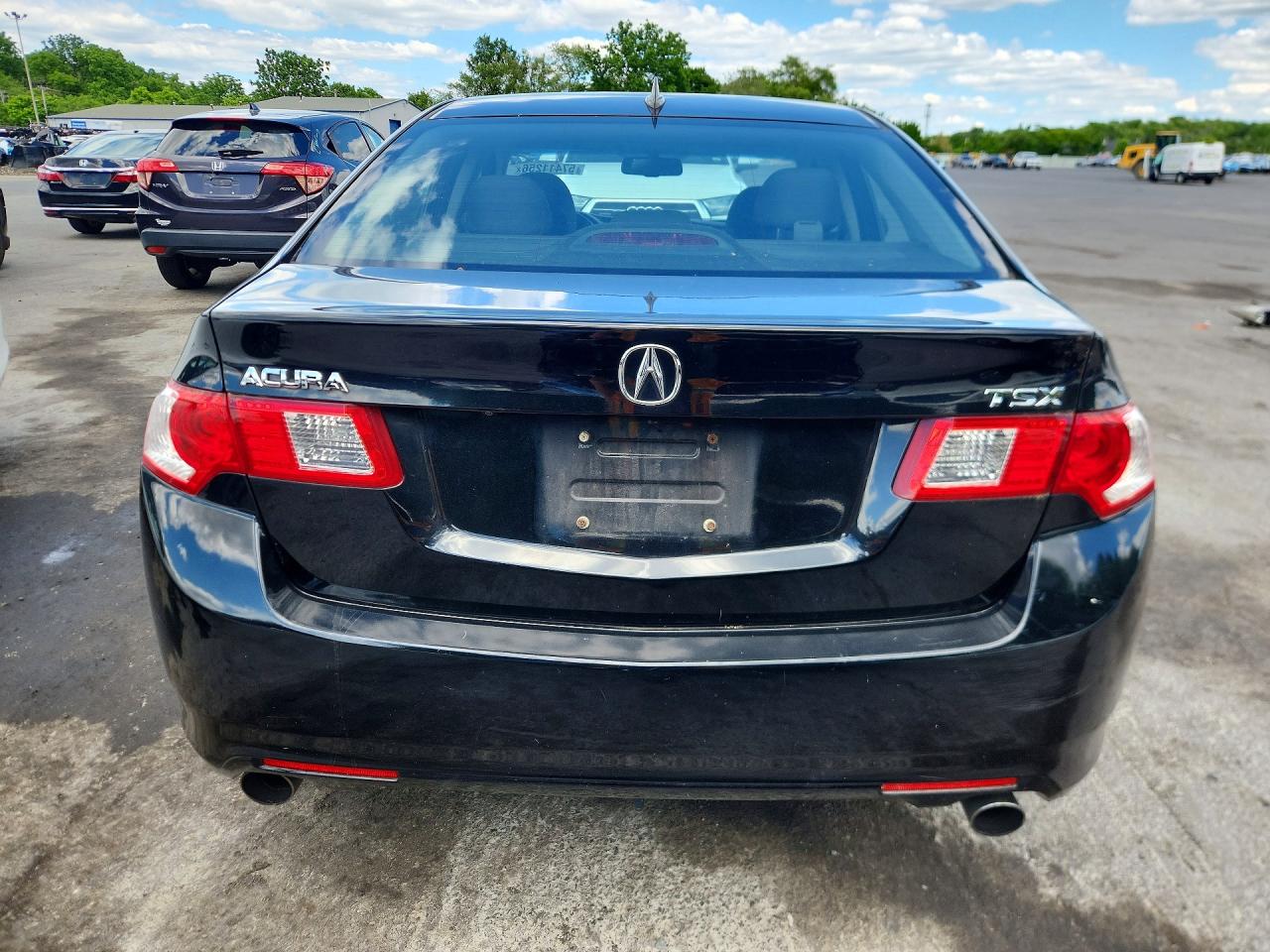2010 Acura Tsx Black vin: JH4CU2F64AC042677