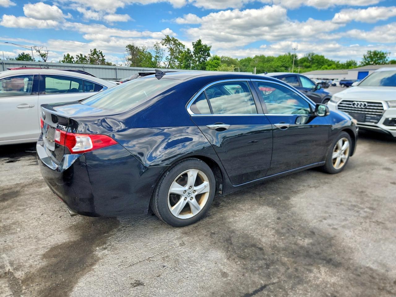 2010 Acura Tsx Black vin: JH4CU2F64AC042677