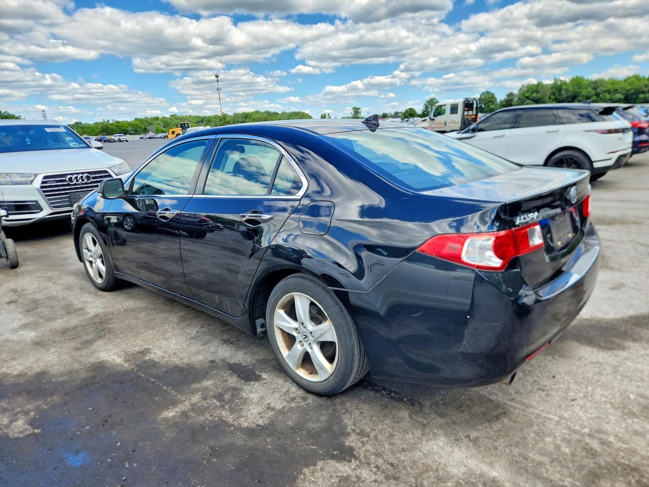 2010 Acura Tsx Black vin: JH4CU2F64AC042677