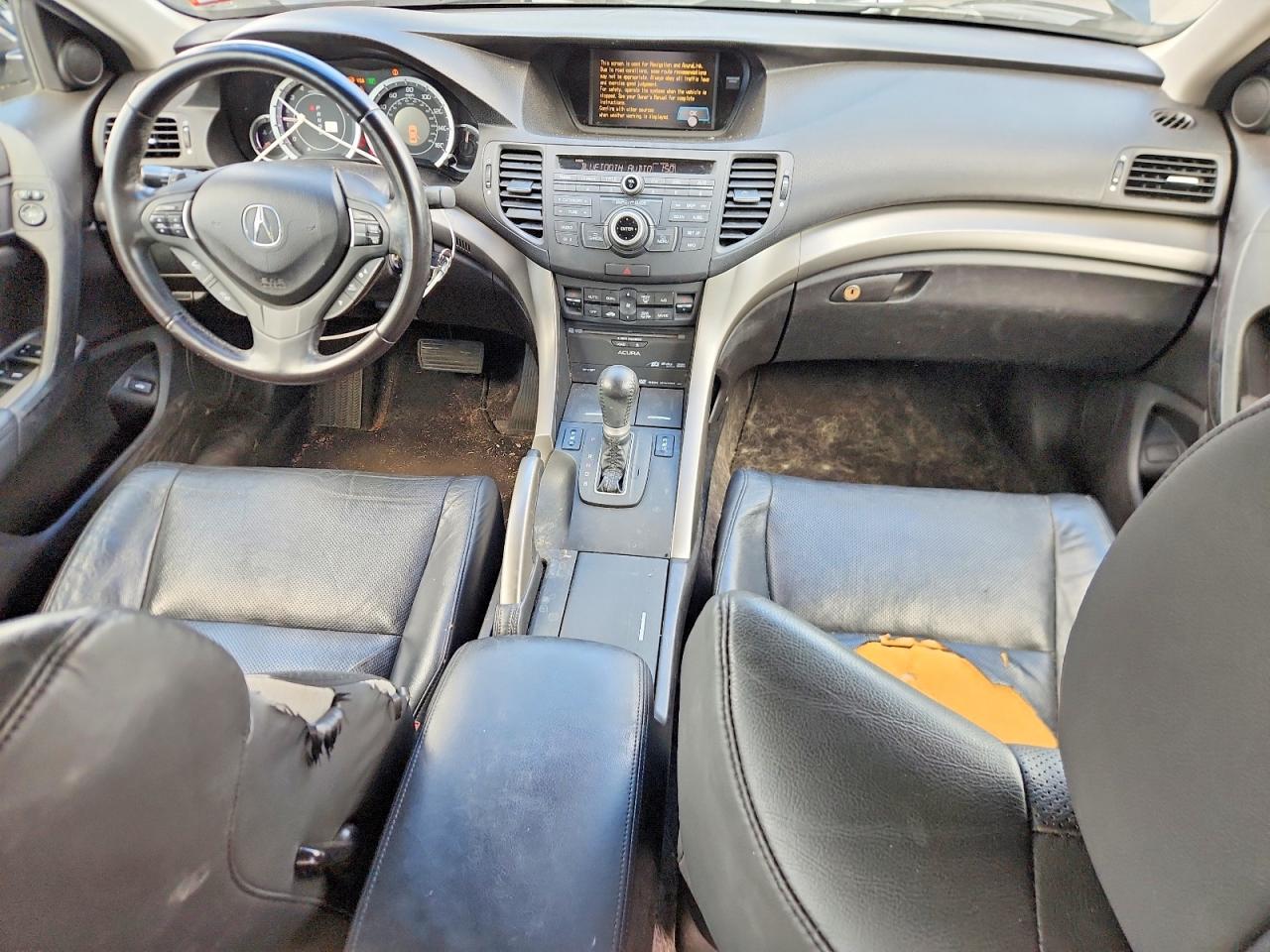 2010 Acura Tsx Black vin: JH4CU2F64AC042677