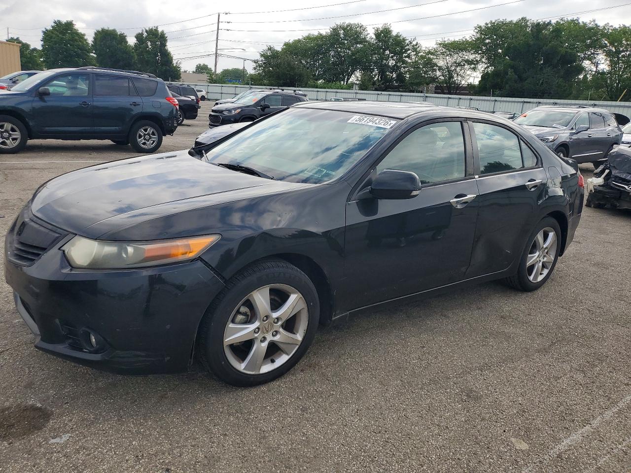 2011 Acura Tsx Black vin: JH4CU2F64BC004478