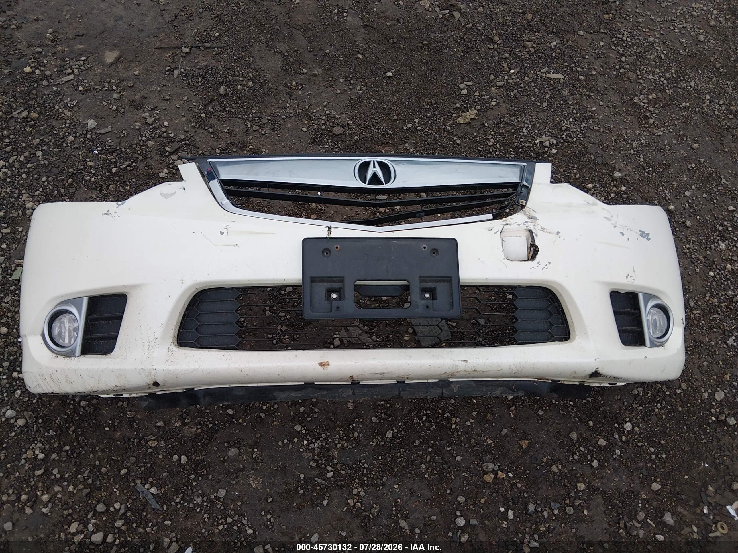 2011 Acura Tsx 2.4 White vin: JH4CU2F64BC012306