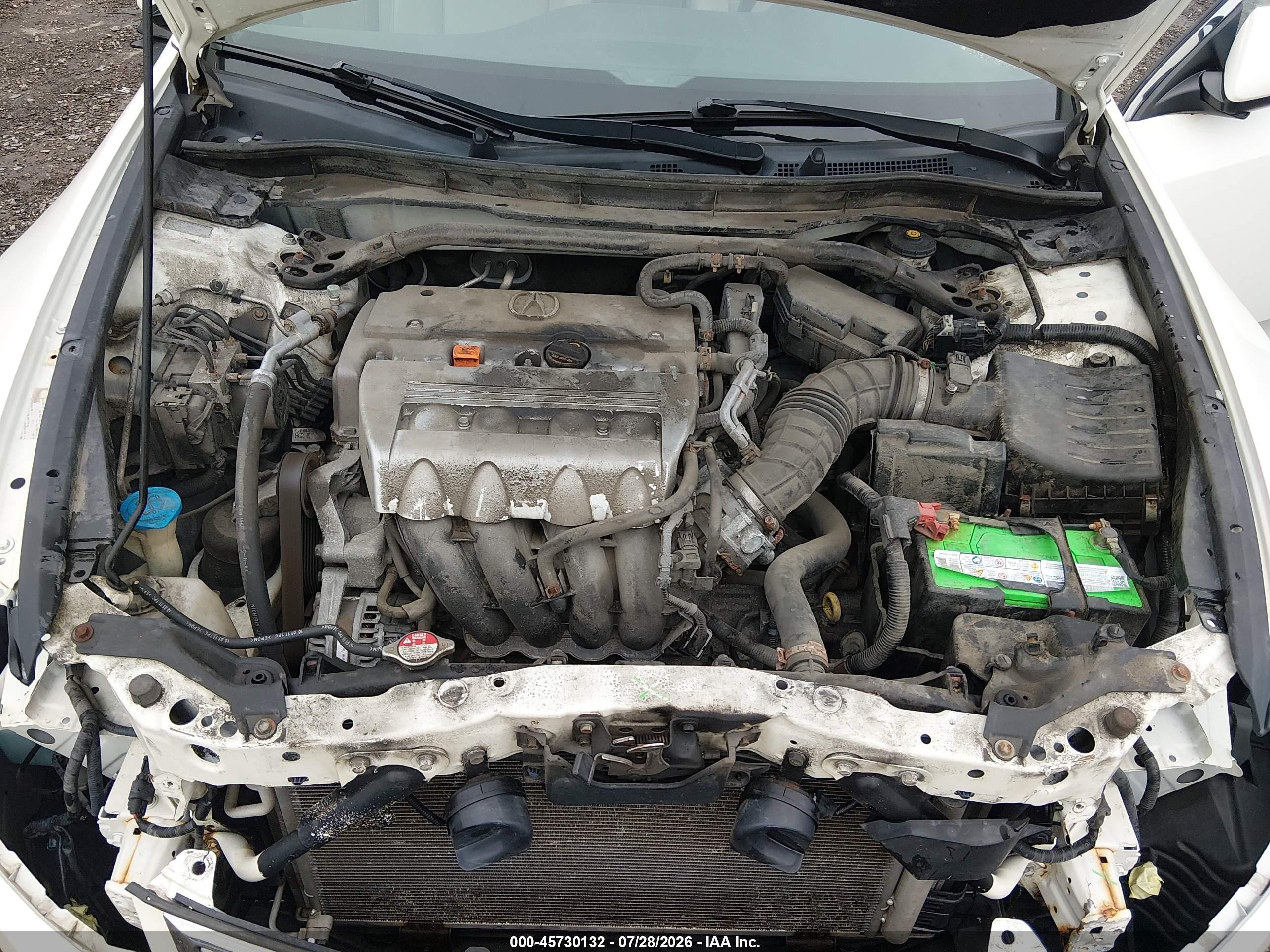 2011 Acura Tsx 2.4 White vin: JH4CU2F64BC012306