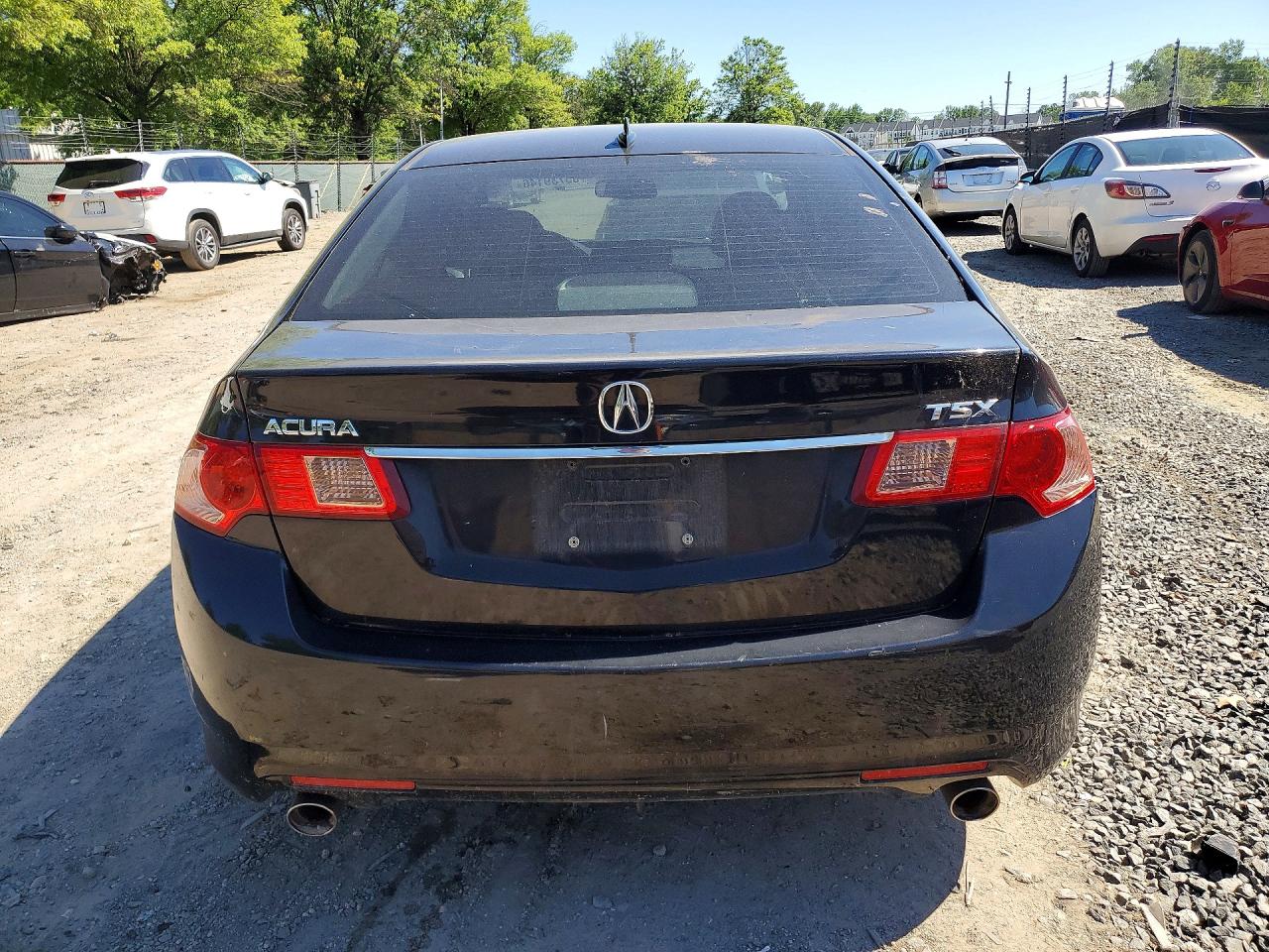 2011 Acura Tsx Black vin: JH4CU2F64BC017005
