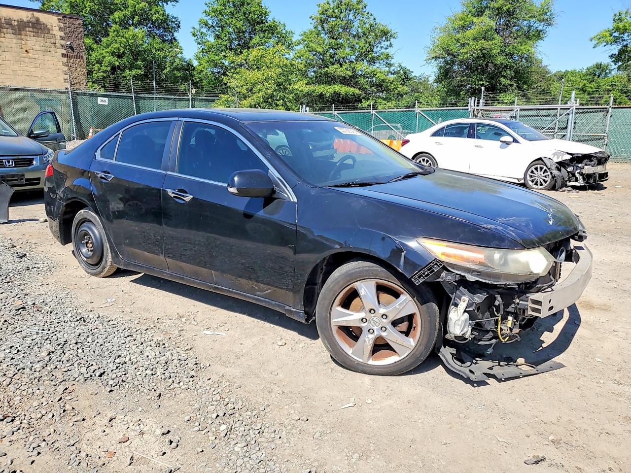 2011 Acura Tsx Black vin: JH4CU2F64BC017005