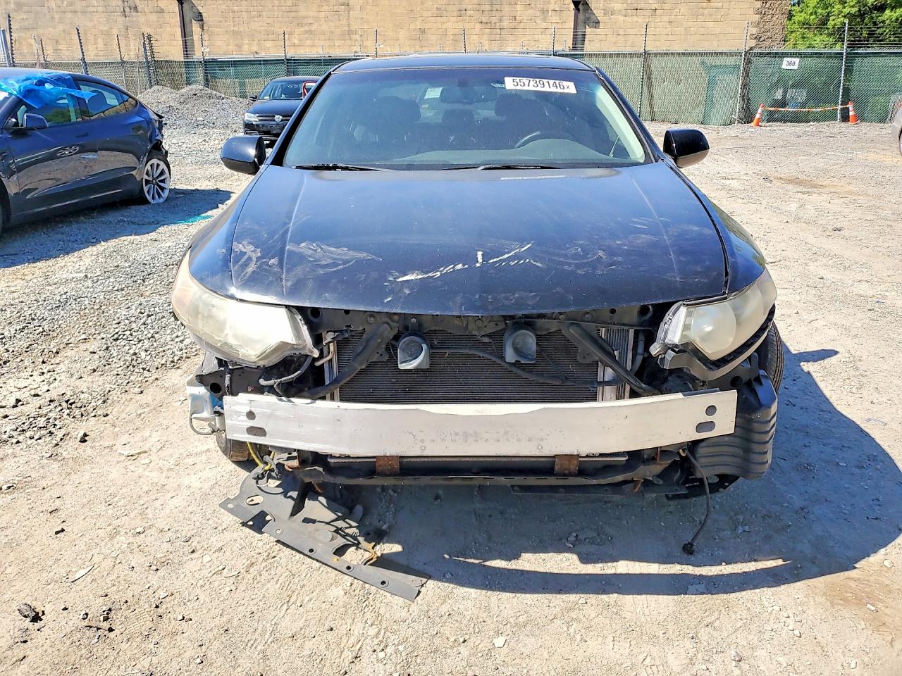 2011 Acura Tsx Black vin: JH4CU2F64BC017005