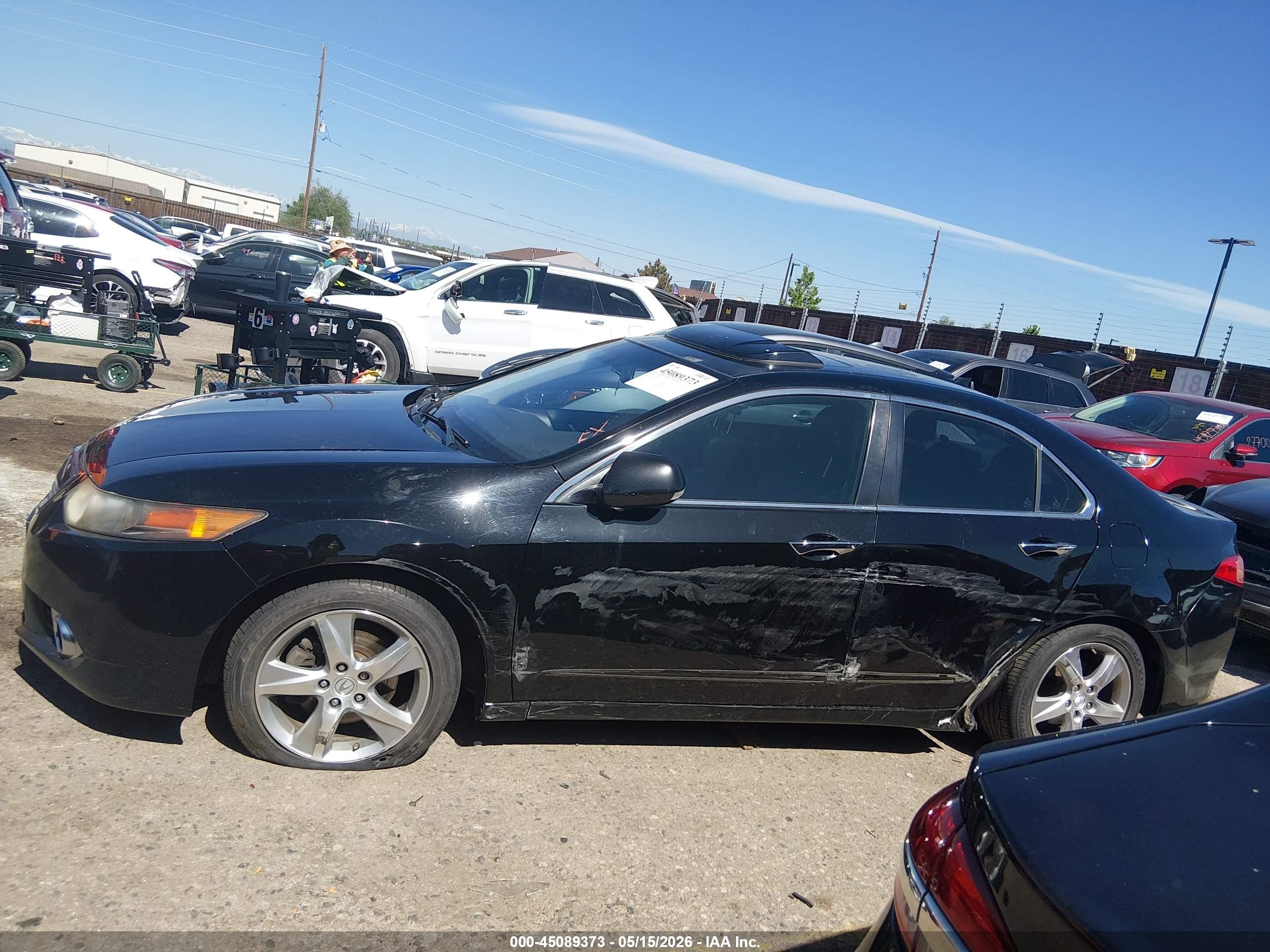 2012 Acura Tsx 2.4 Черный vin: JH4CU2F64CC001081