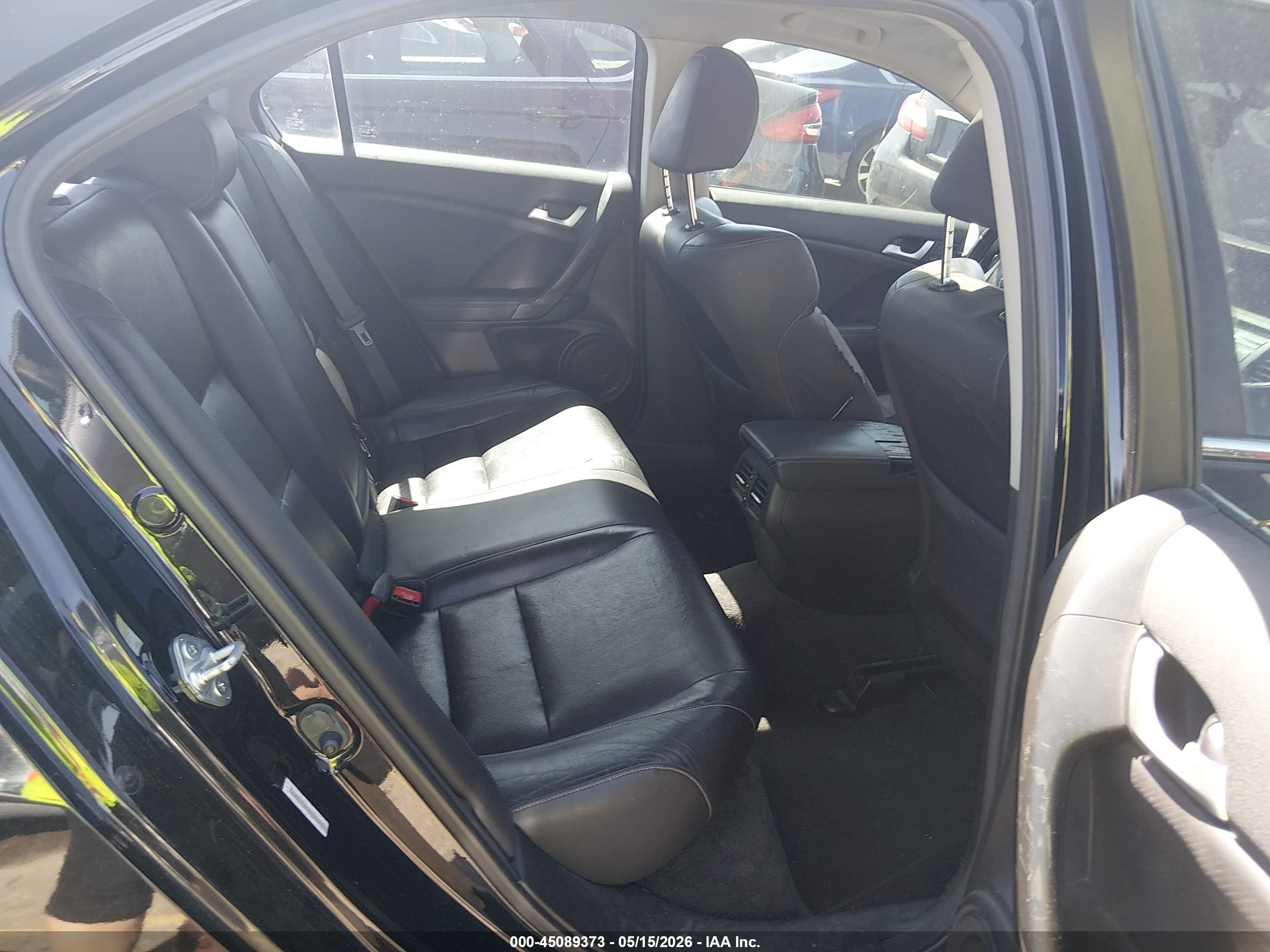 2012 Acura Tsx 2.4 Черный vin: JH4CU2F64CC001081