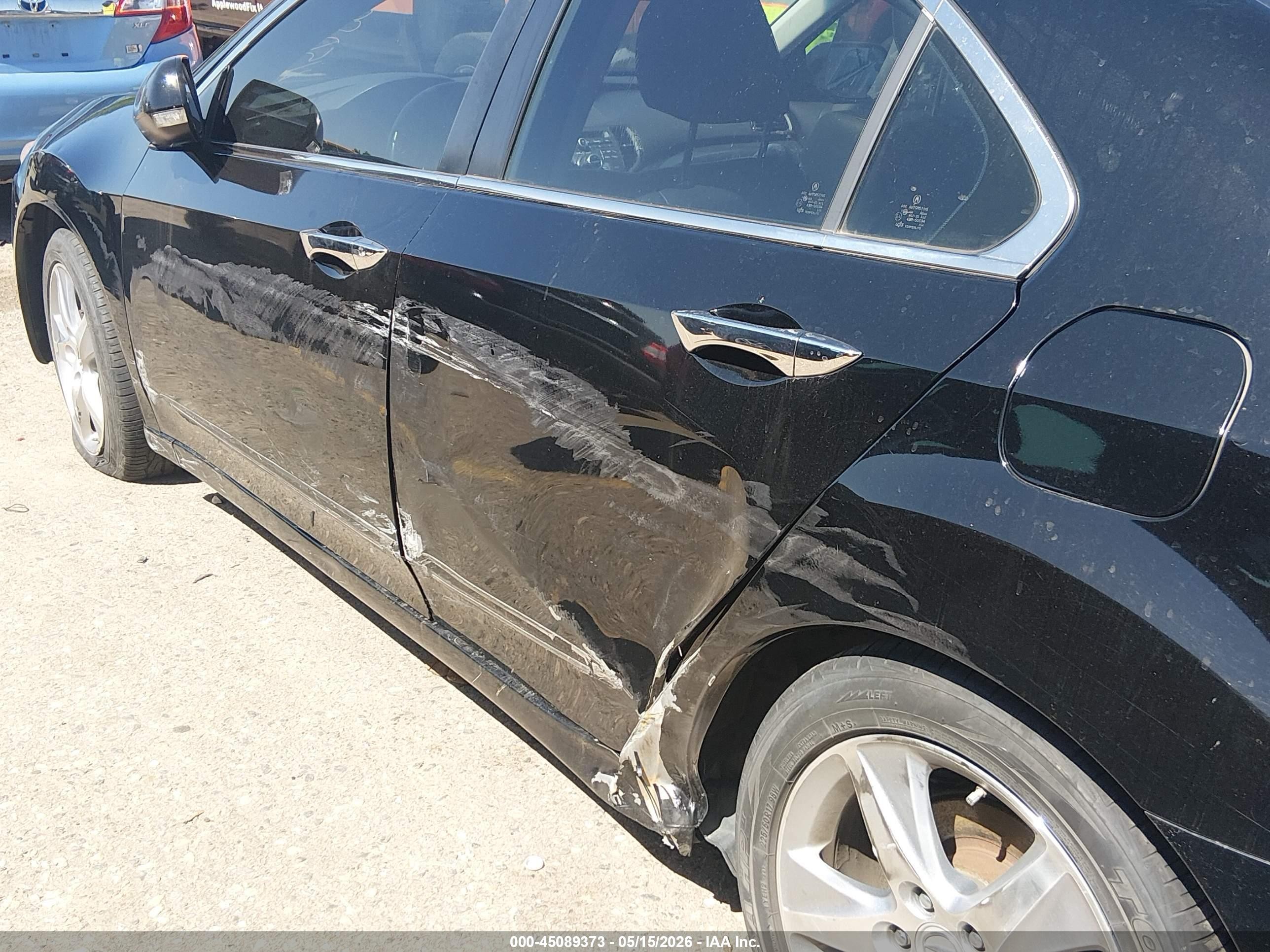 2012 Acura Tsx 2.4 Черный vin: JH4CU2F64CC001081