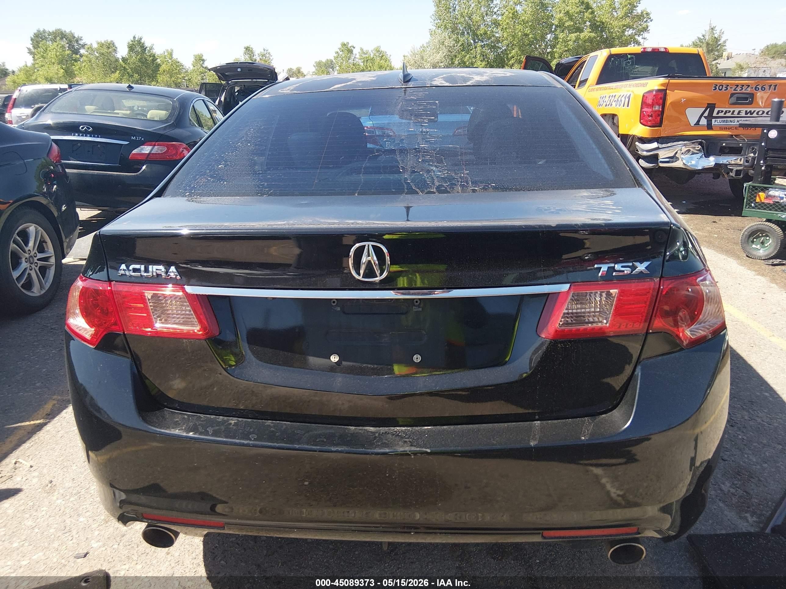 2012 Acura Tsx 2.4 Черный vin: JH4CU2F64CC001081