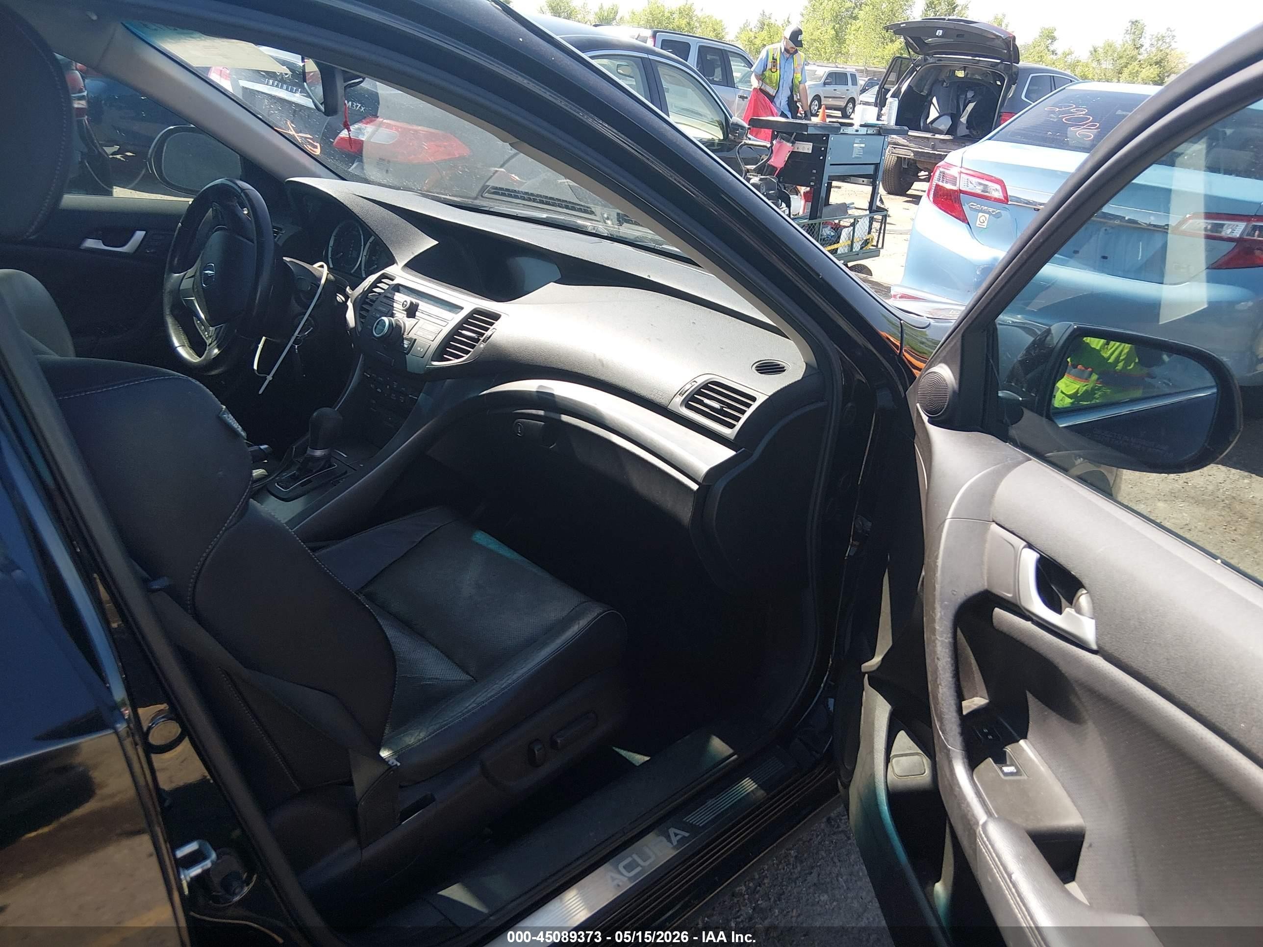2012 Acura Tsx 2.4 Черный vin: JH4CU2F64CC001081