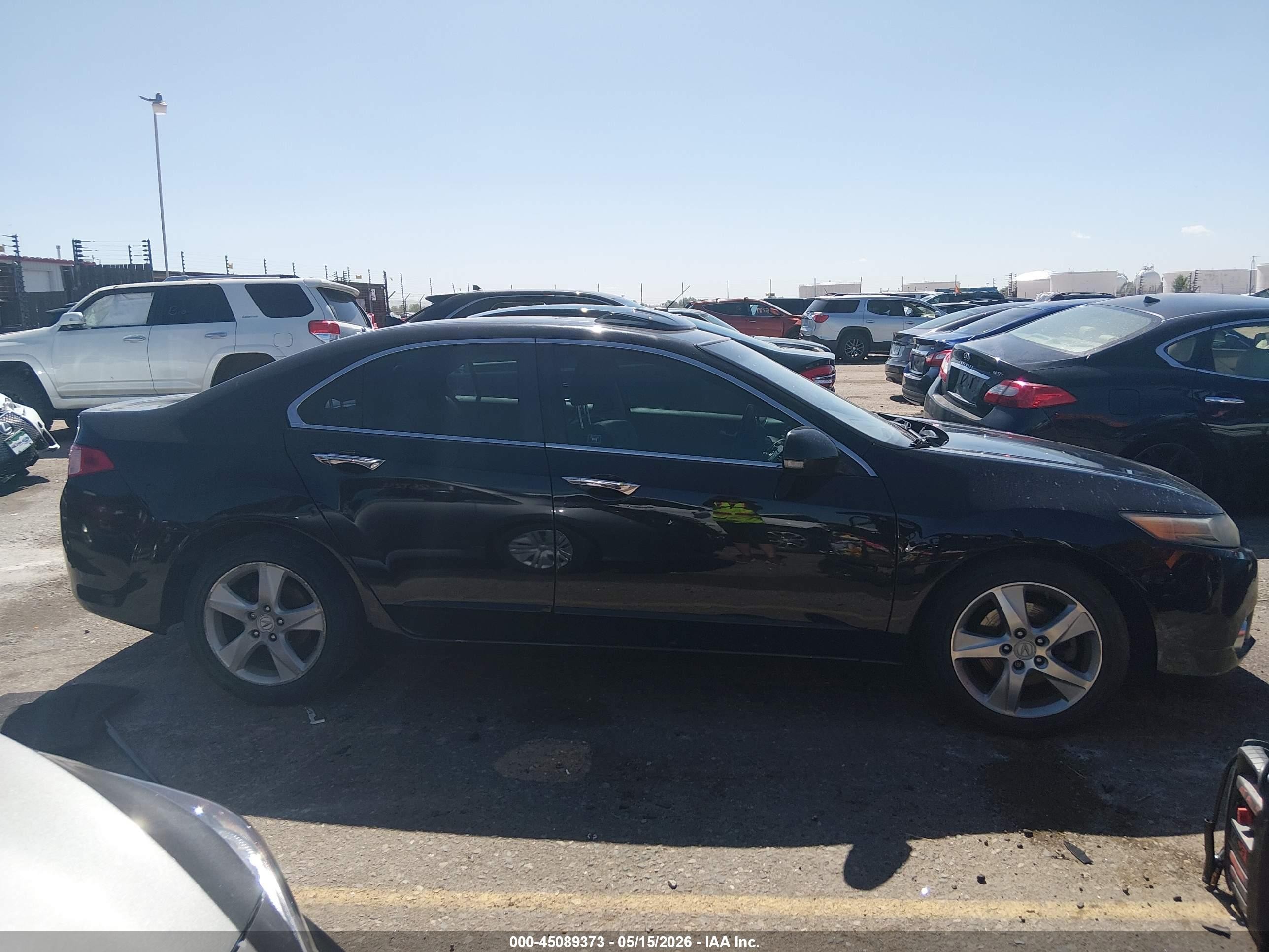 2012 Acura Tsx 2.4 Черный vin: JH4CU2F64CC001081