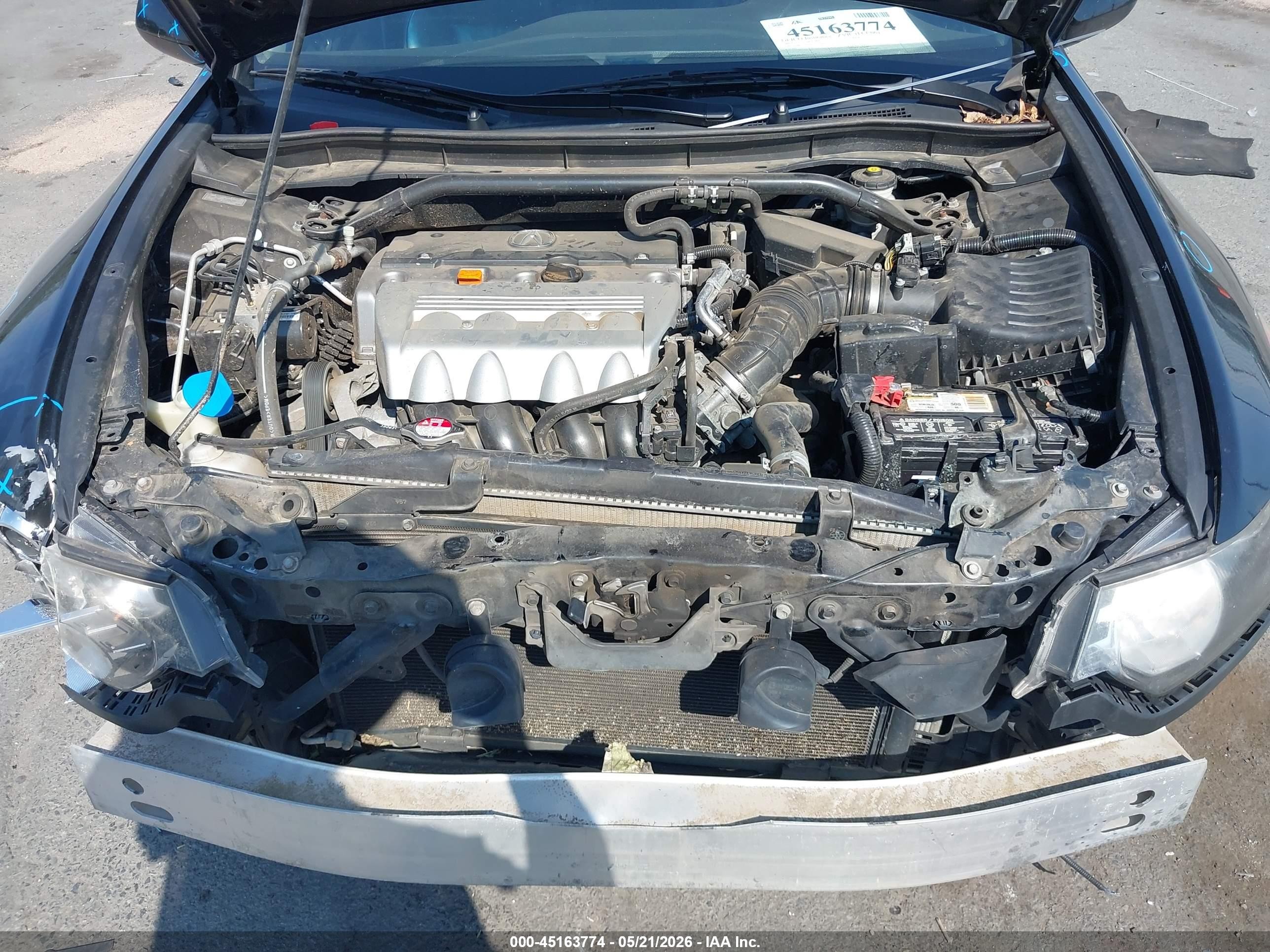 2012 Acura Tsx 2.4 Black vin: JH4CU2F64CC013568