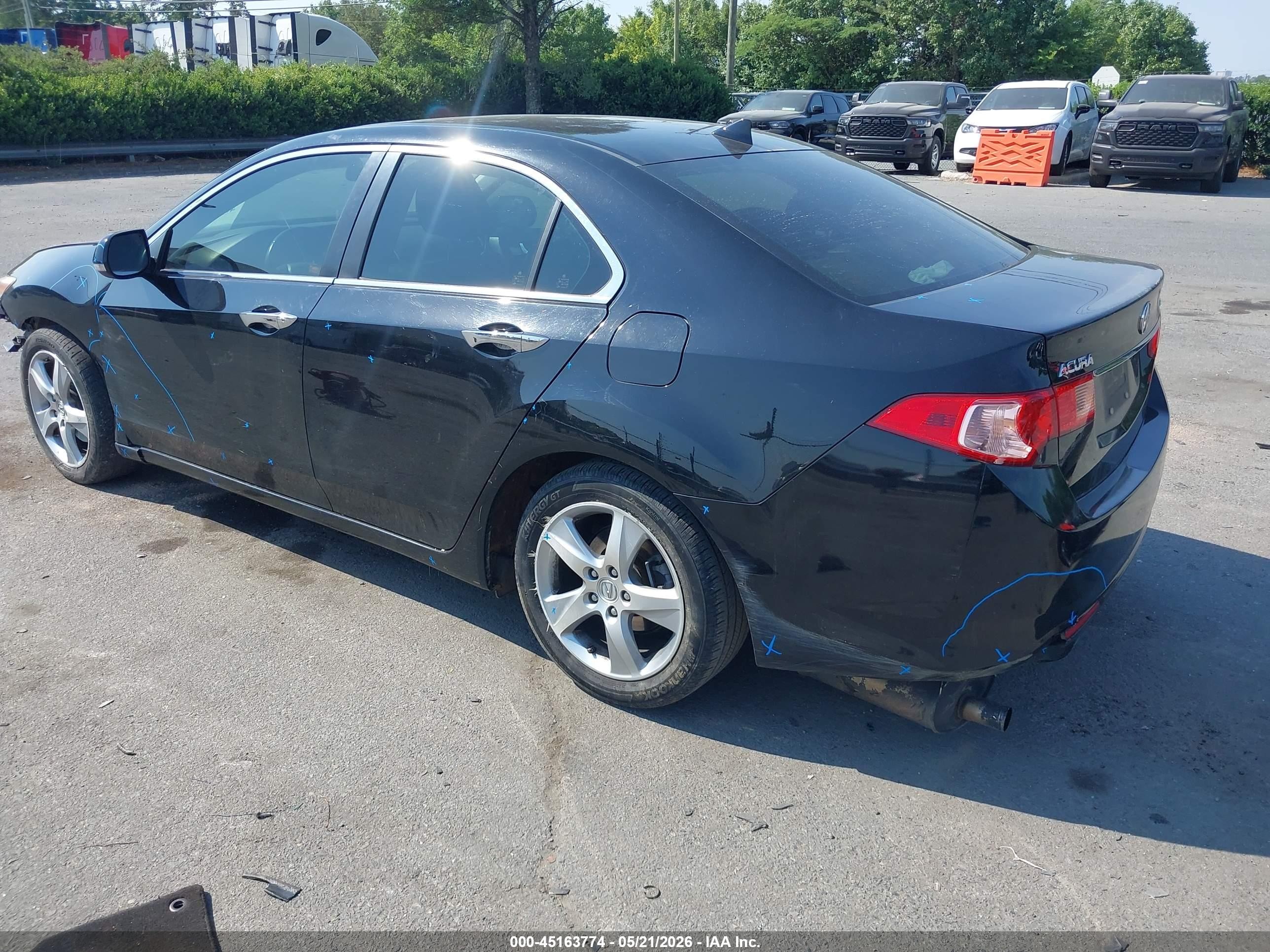 2012 Acura Tsx 2.4 Black vin: JH4CU2F64CC013568