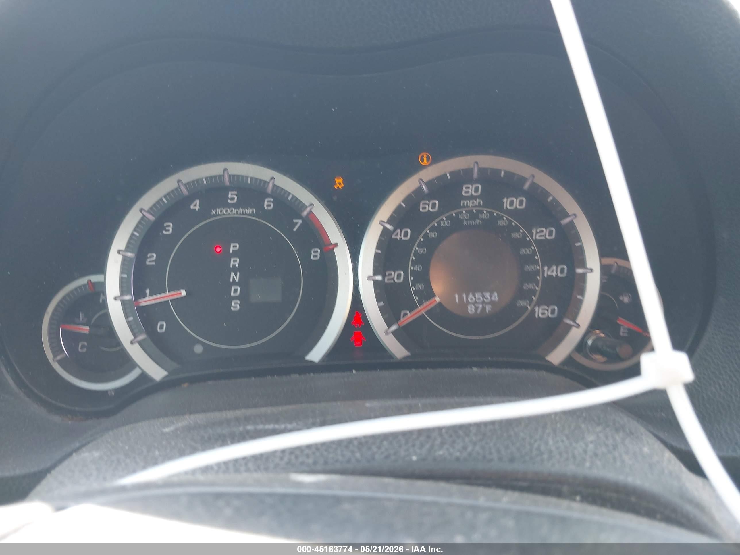 2012 Acura Tsx 2.4 Black vin: JH4CU2F64CC013568