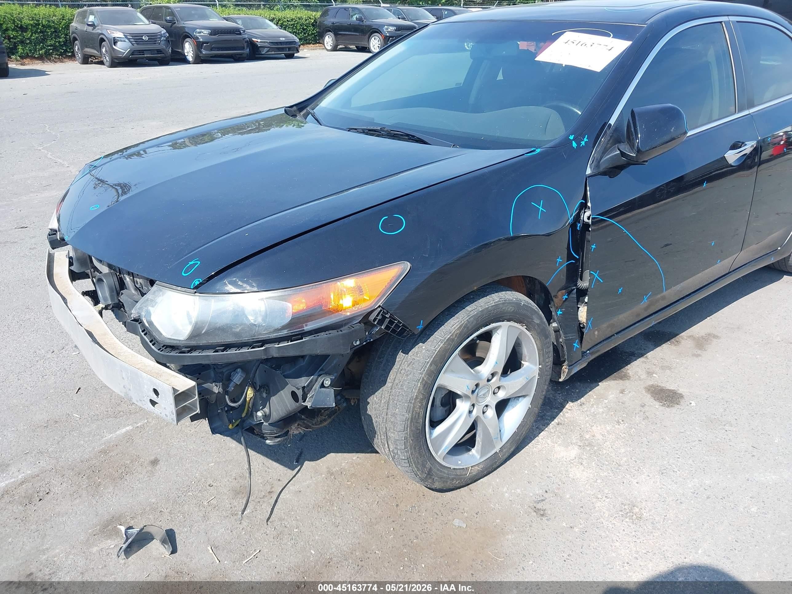 2012 Acura Tsx 2.4 Black vin: JH4CU2F64CC013568