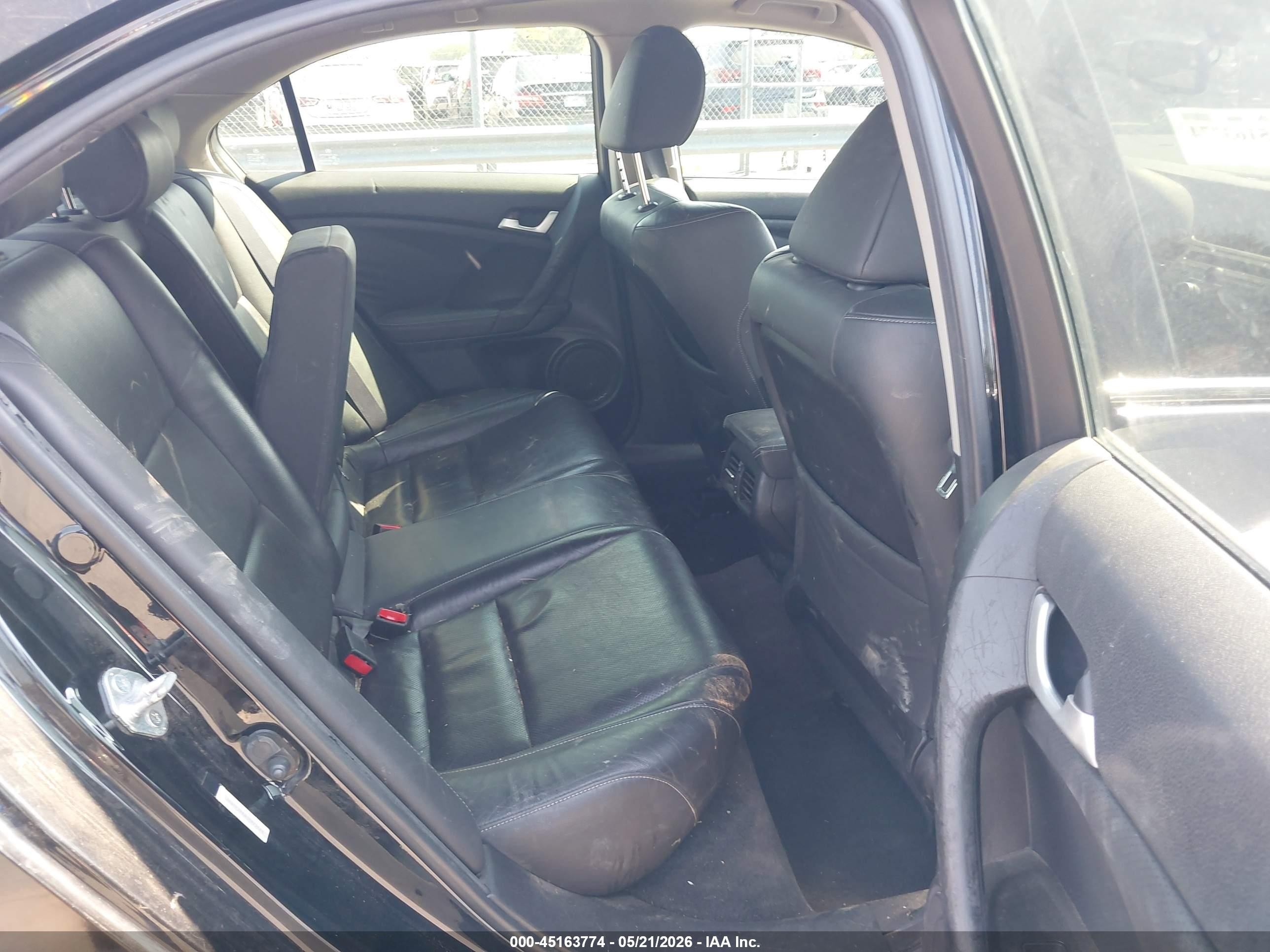2012 Acura Tsx 2.4 Black vin: JH4CU2F64CC013568