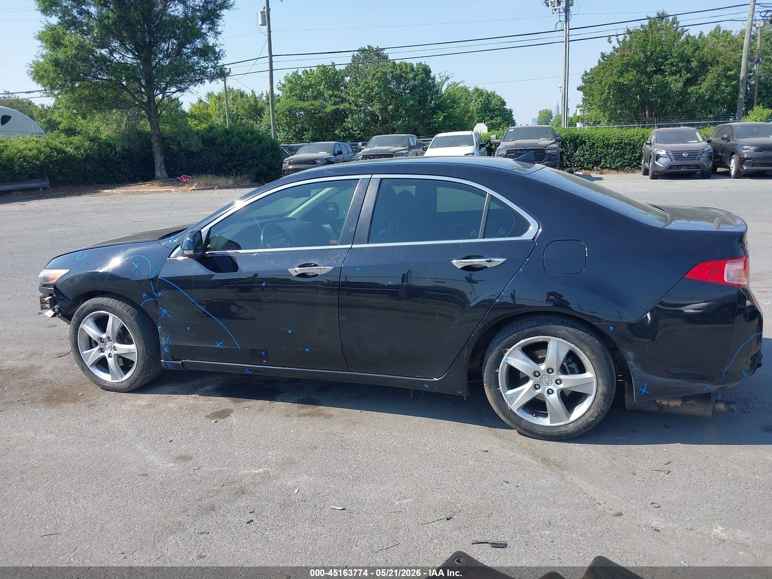 2012 Acura Tsx 2.4 Black vin: JH4CU2F64CC013568