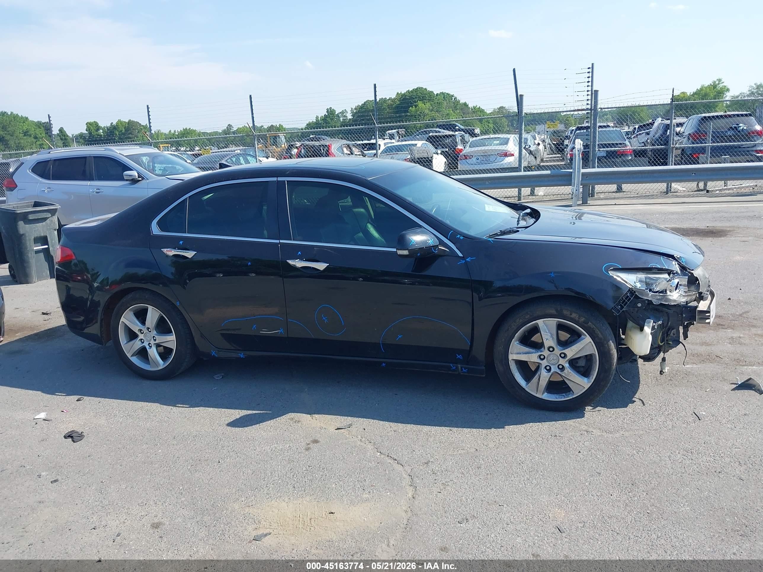 2012 Acura Tsx 2.4 Black vin: JH4CU2F64CC013568