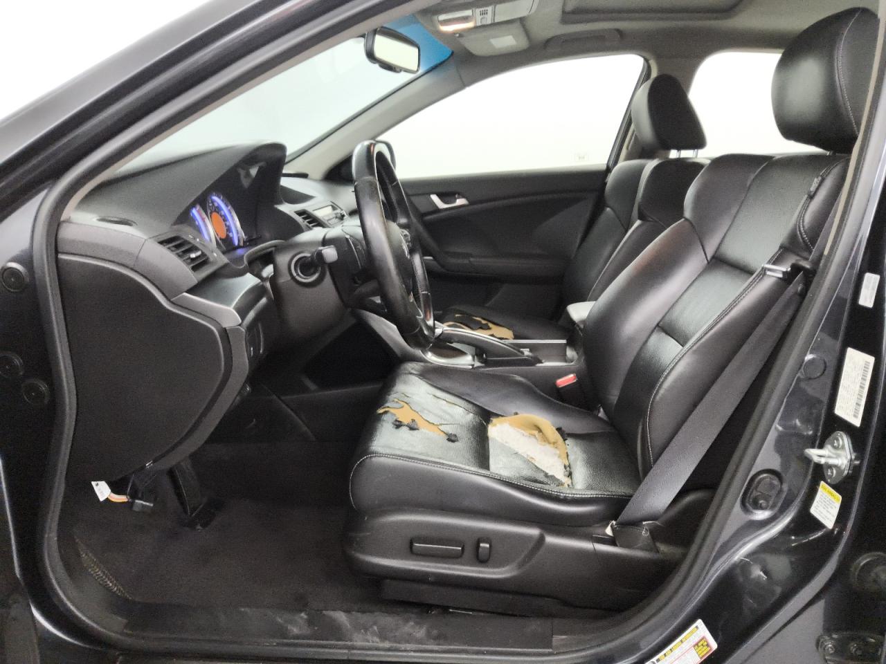 2012 Acura Tsx Tech Black vin: JH4CU2F64CC018074 Damage: Left Front Seat Cushion, Worn, Replacement Required