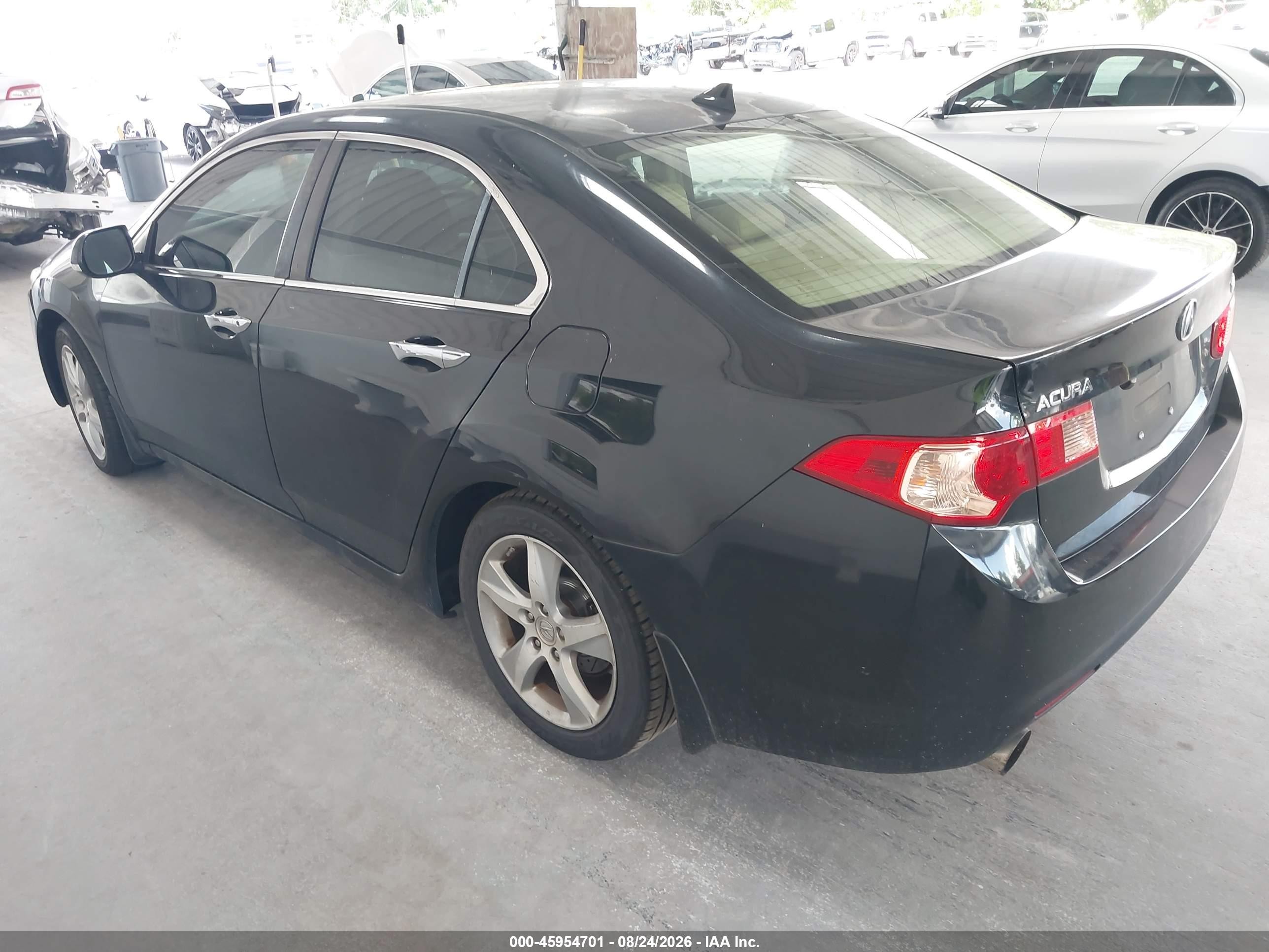 2012 Acura Tsx 2.4 Черный vin: JH4CU2F64CC027292