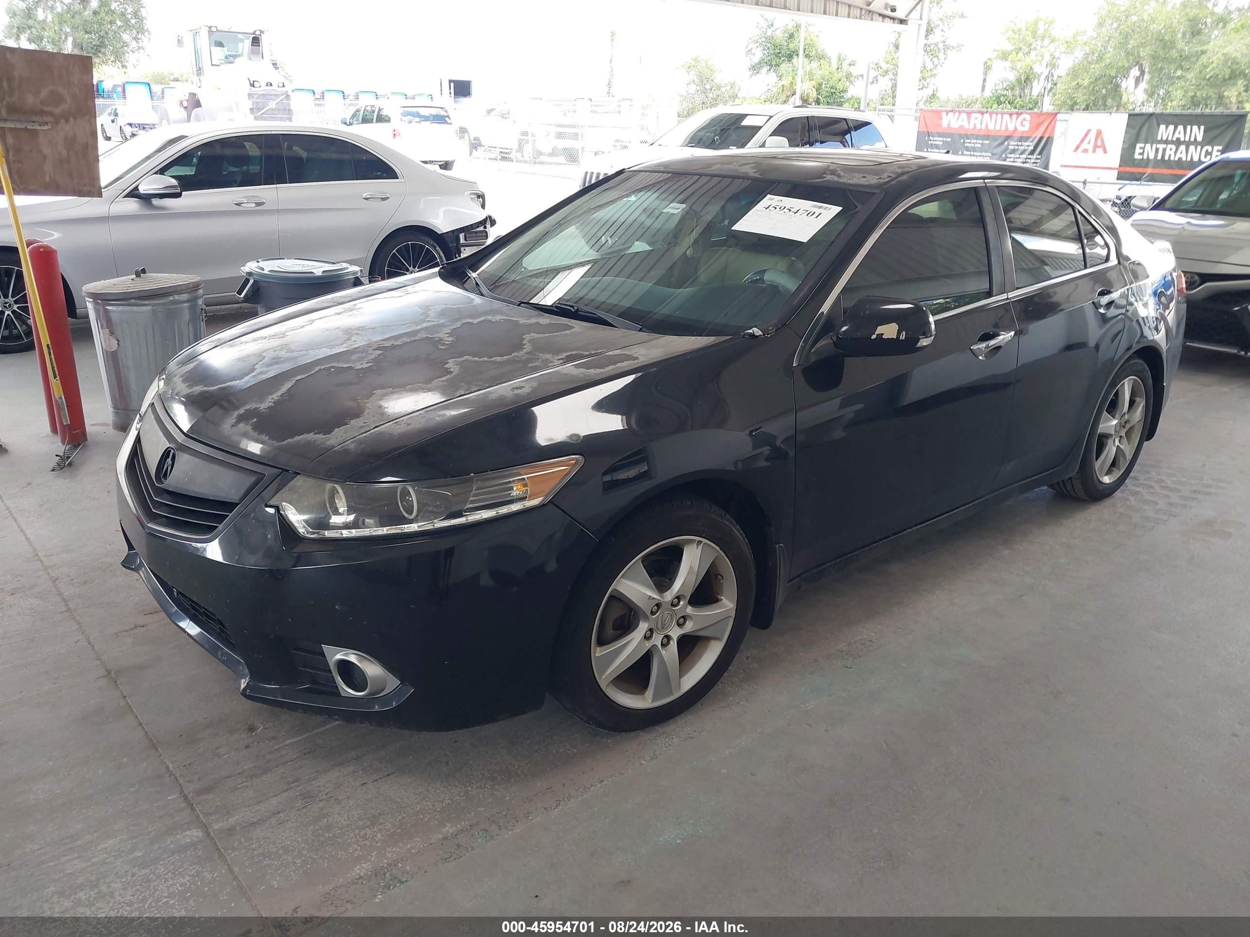 2012 Acura Tsx 2.4 Черный vin: JH4CU2F64CC027292