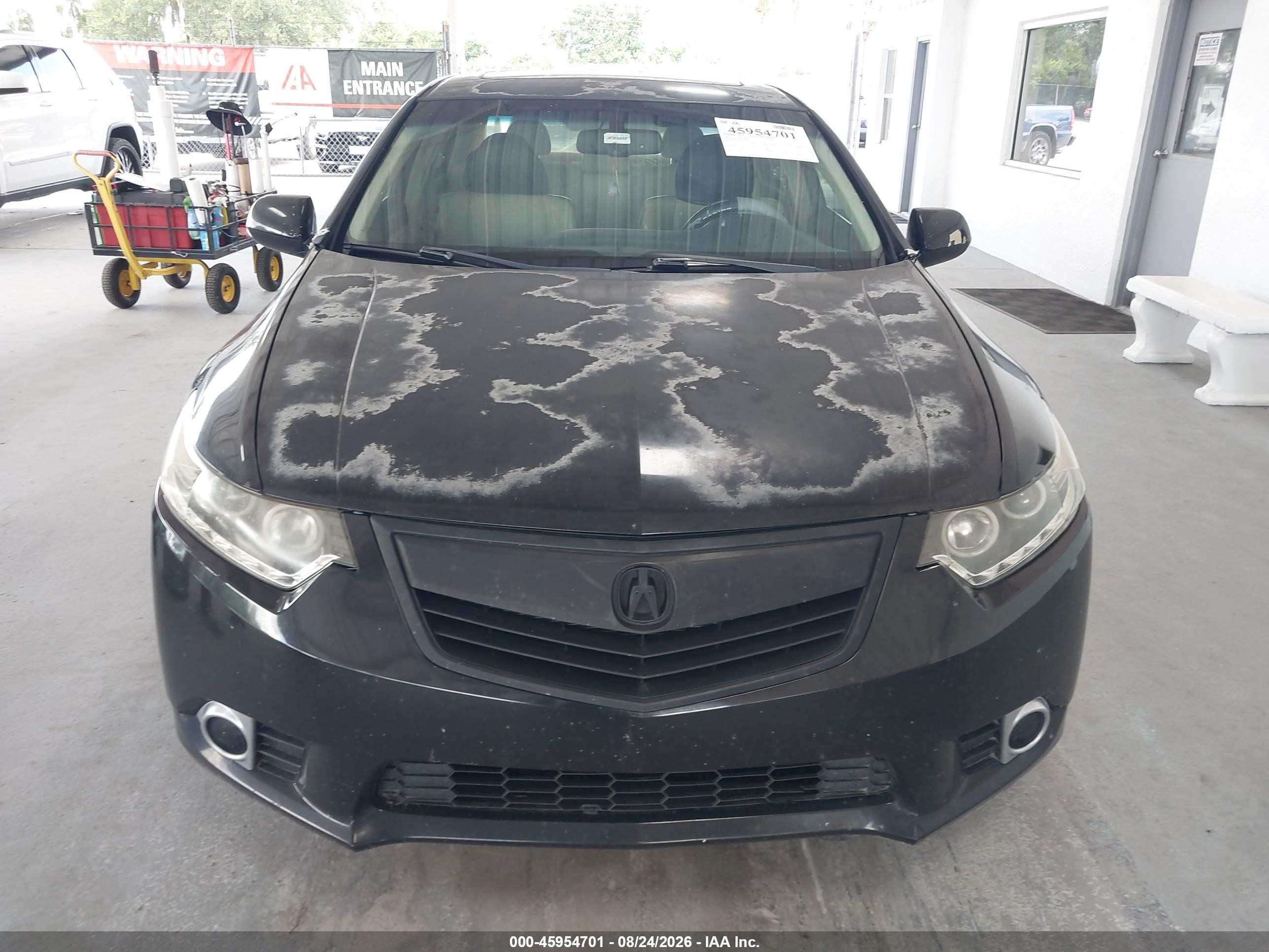 2012 Acura Tsx 2.4 Черный vin: JH4CU2F64CC027292