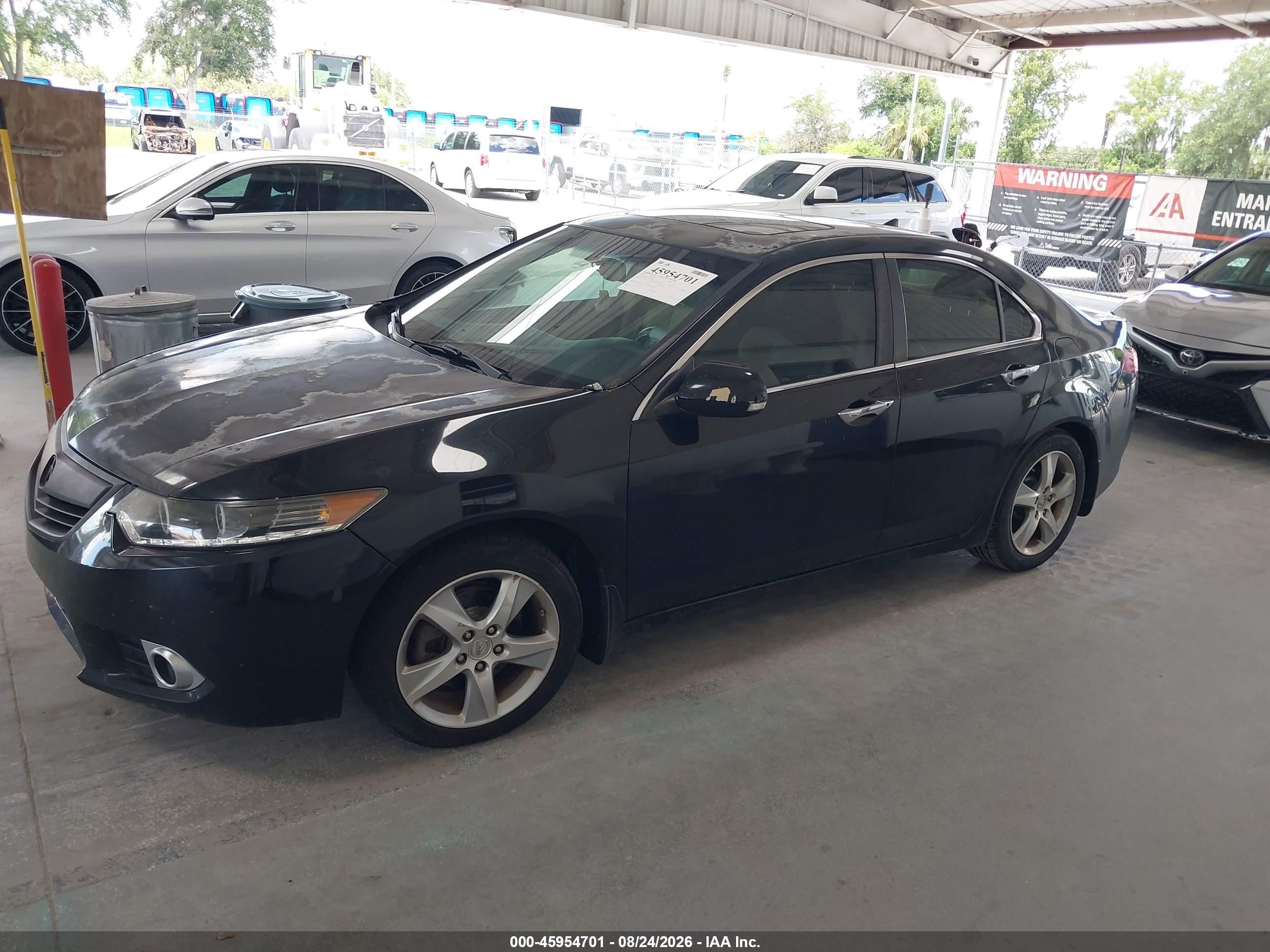 2012 Acura Tsx 2.4 Черный vin: JH4CU2F64CC027292