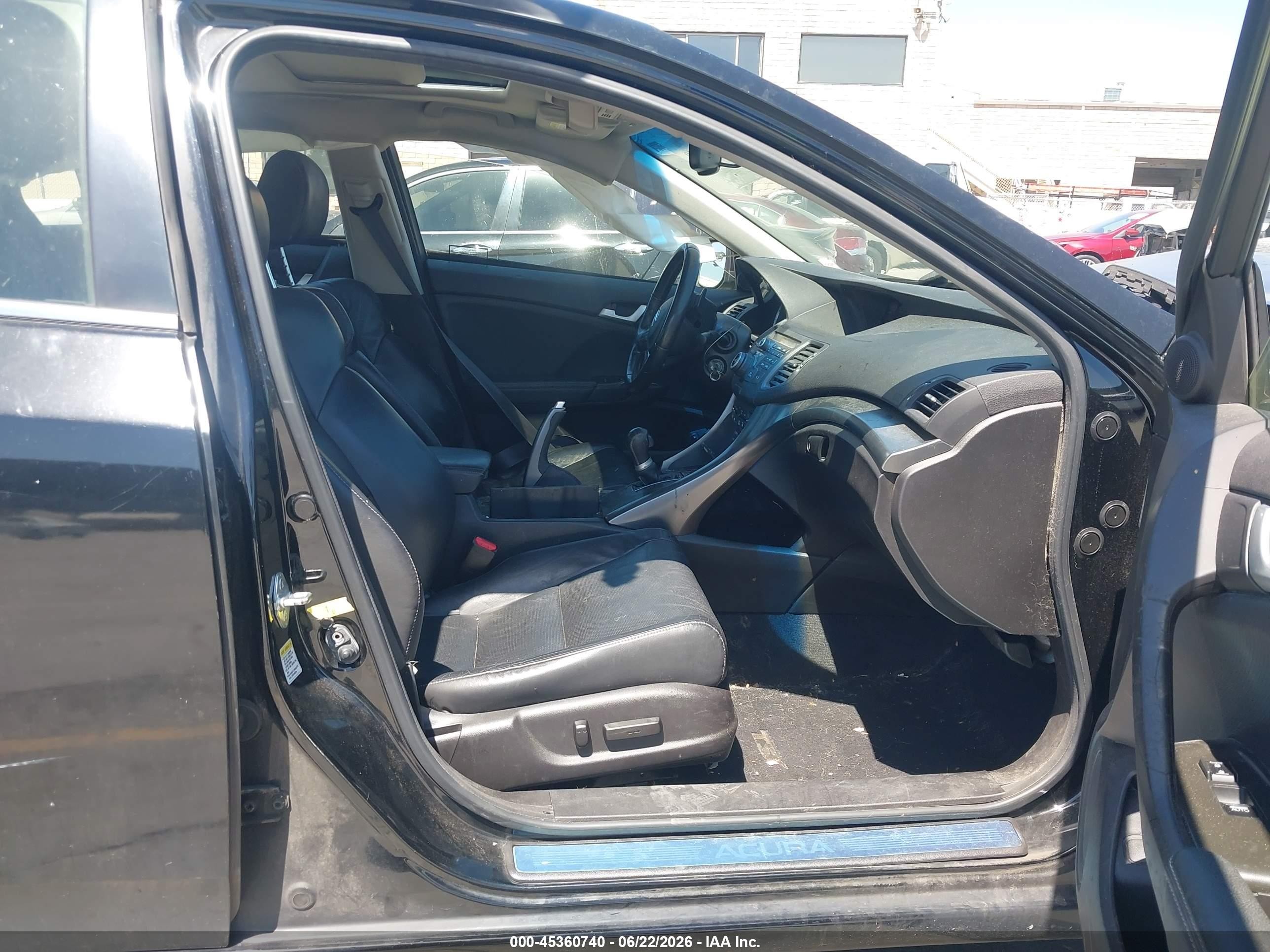 2013 Acura Tsx 2.4 Black vin: JH4CU2F64DC010493