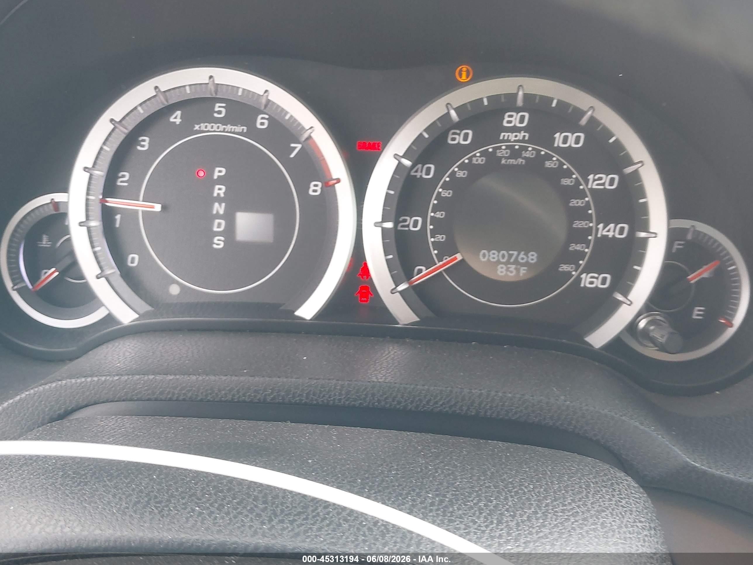 2013 Acura Tsx 2.4 White vin: JH4CU2F64DC013667
